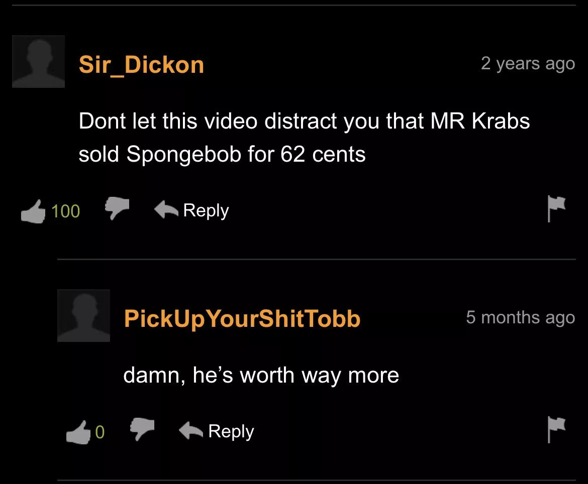 Shame on Mr. Krabs posted by iskanewton