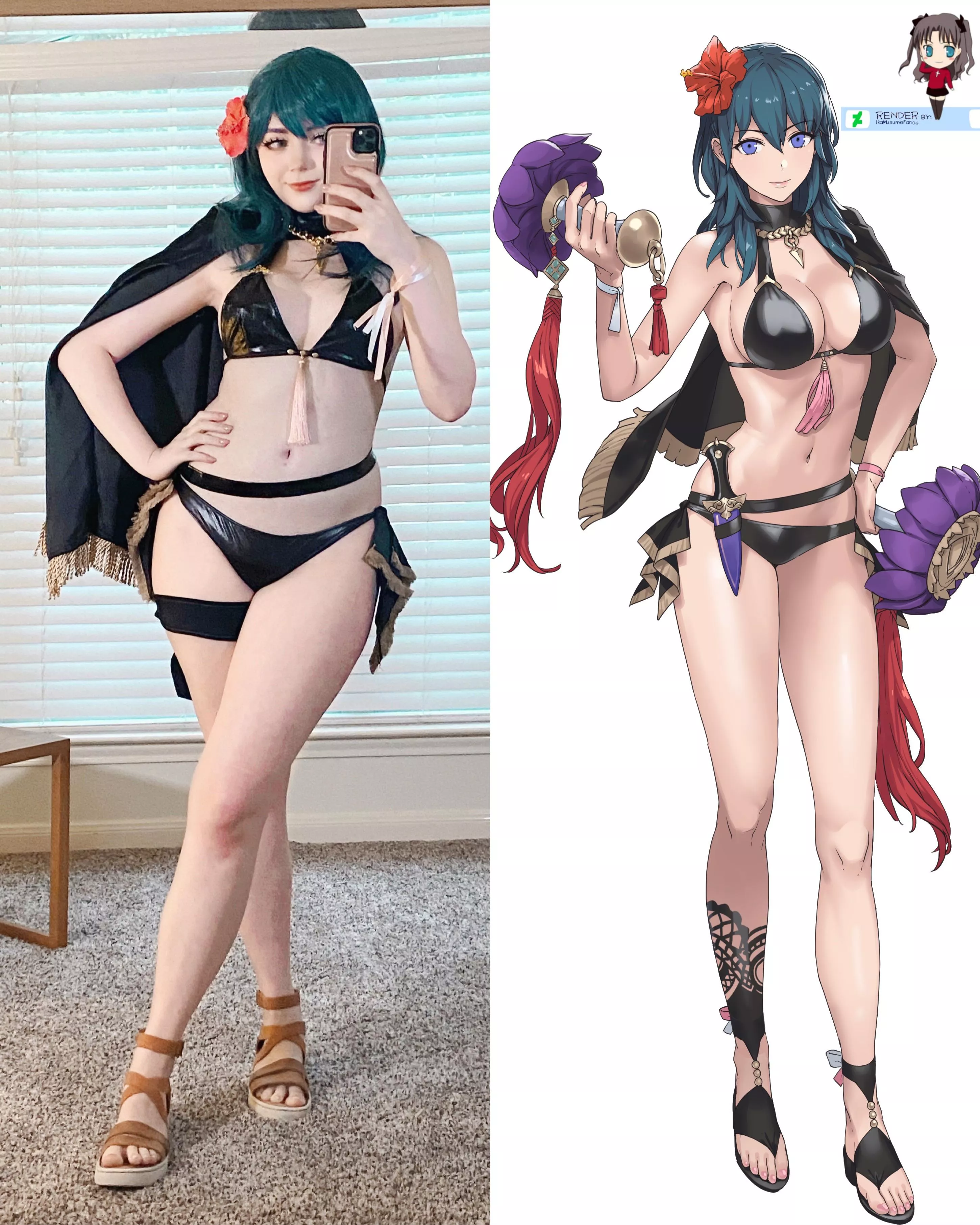 Sharing my Summer Byleth cosplay! [Phee] posted by pheesan