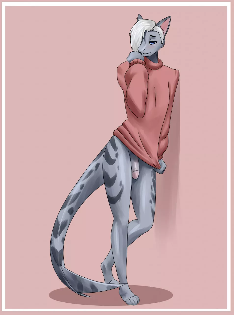 Shark boi, recent commission I did [M] (OC) posted by HellaNoided