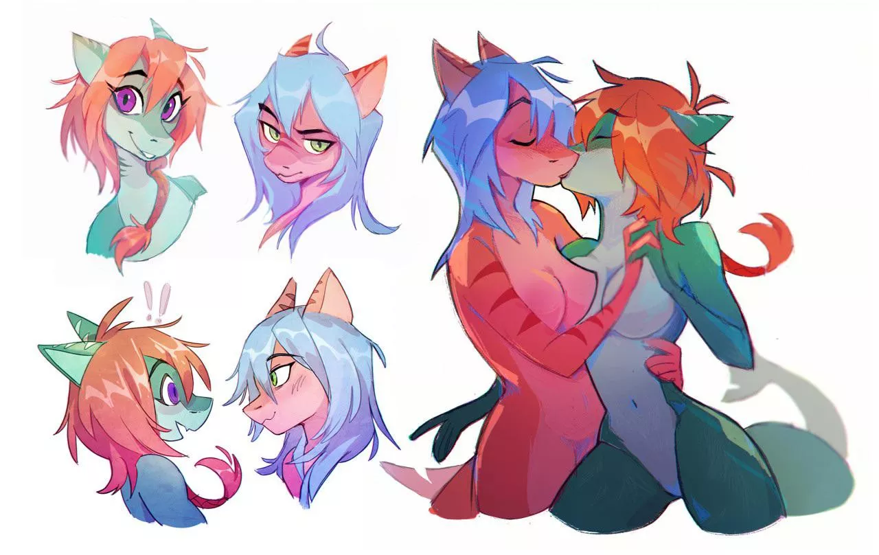 Shark Kisses [FF] (Lenny-Chi) posted by 5headedragon