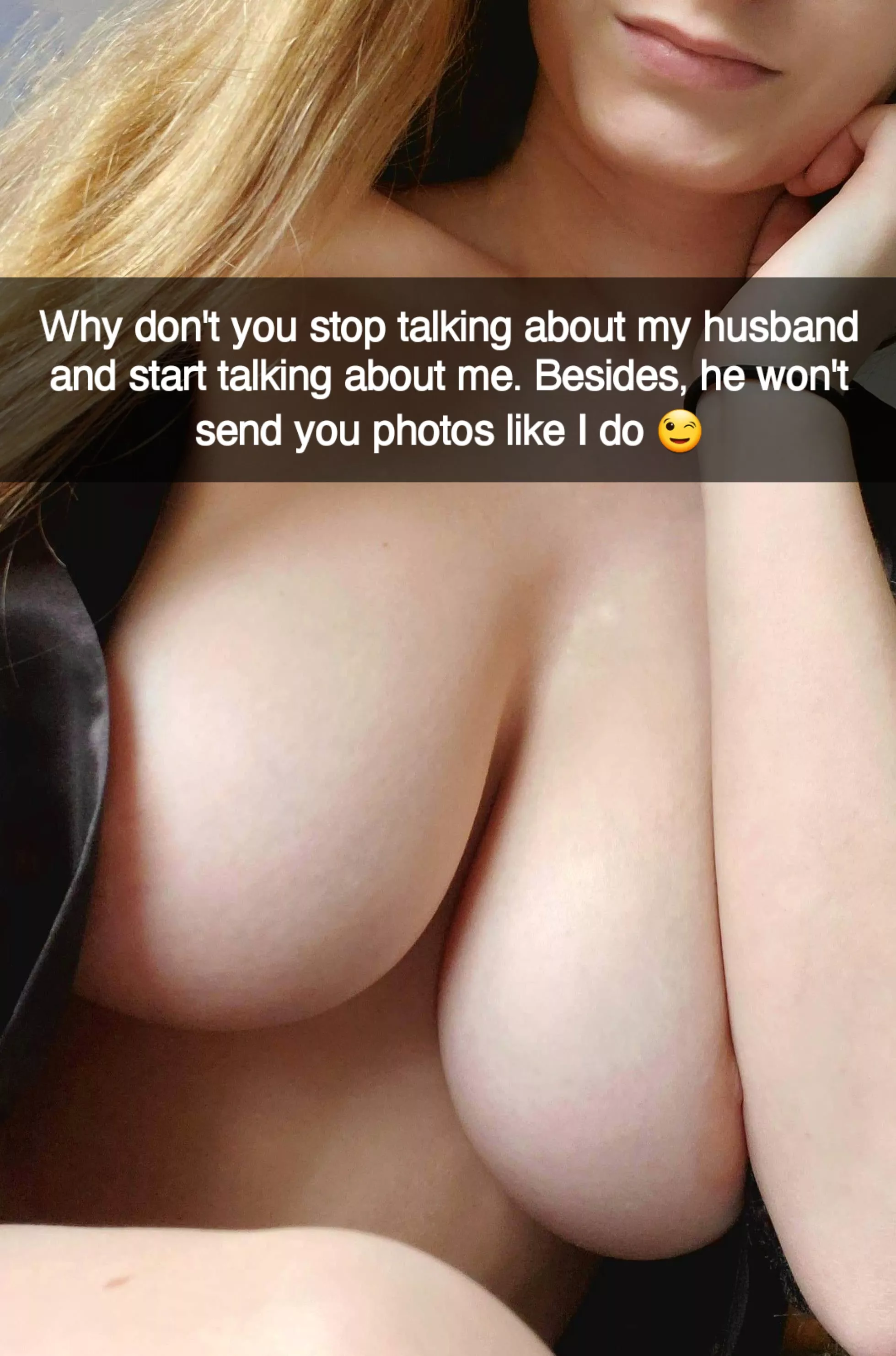 She doesn't want to talk about her husband anymore posted by Vapor_Visions_533