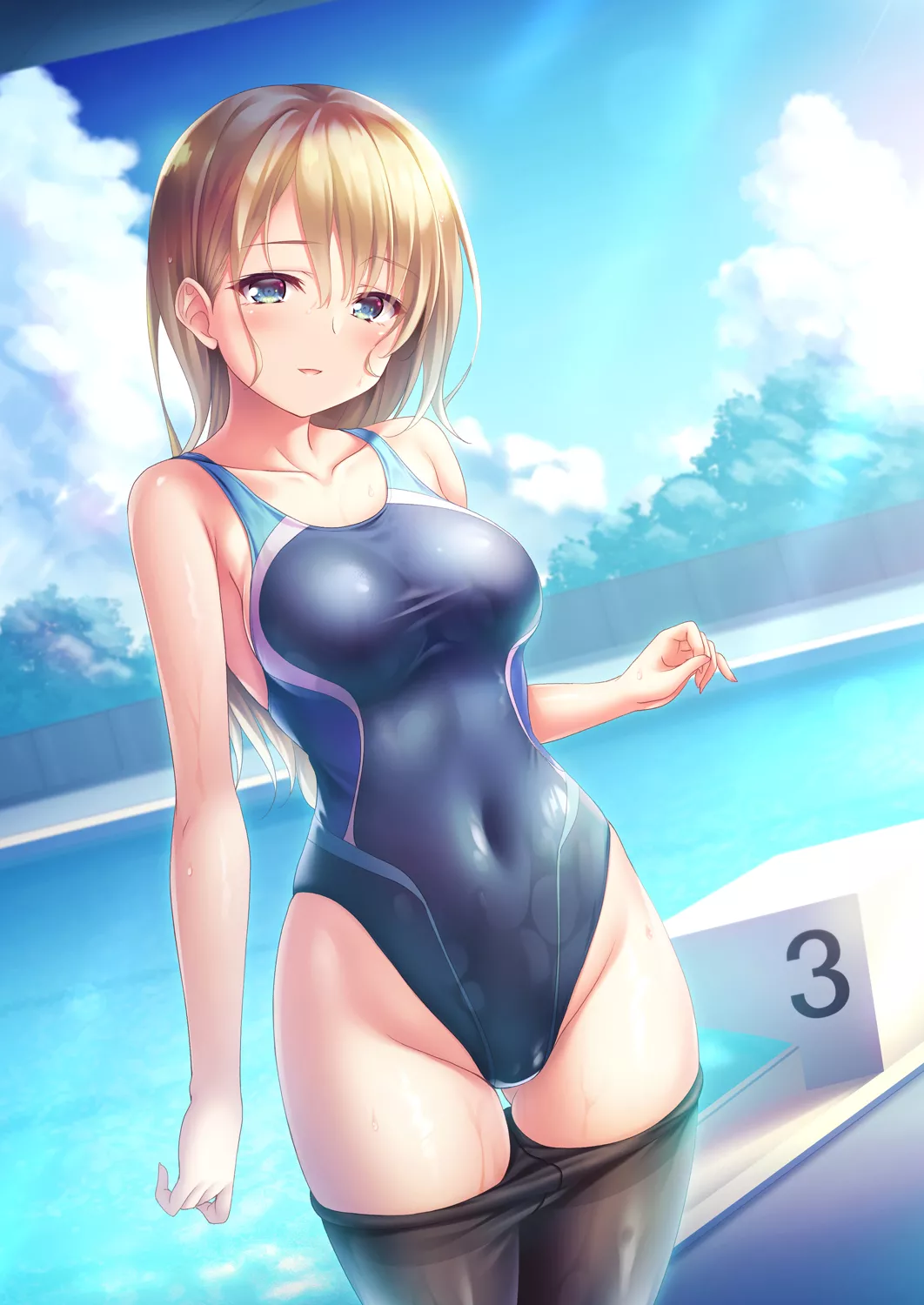 She Swam With Her Tights On (Yuurei Yashiki) [Original] posted by sequence_string