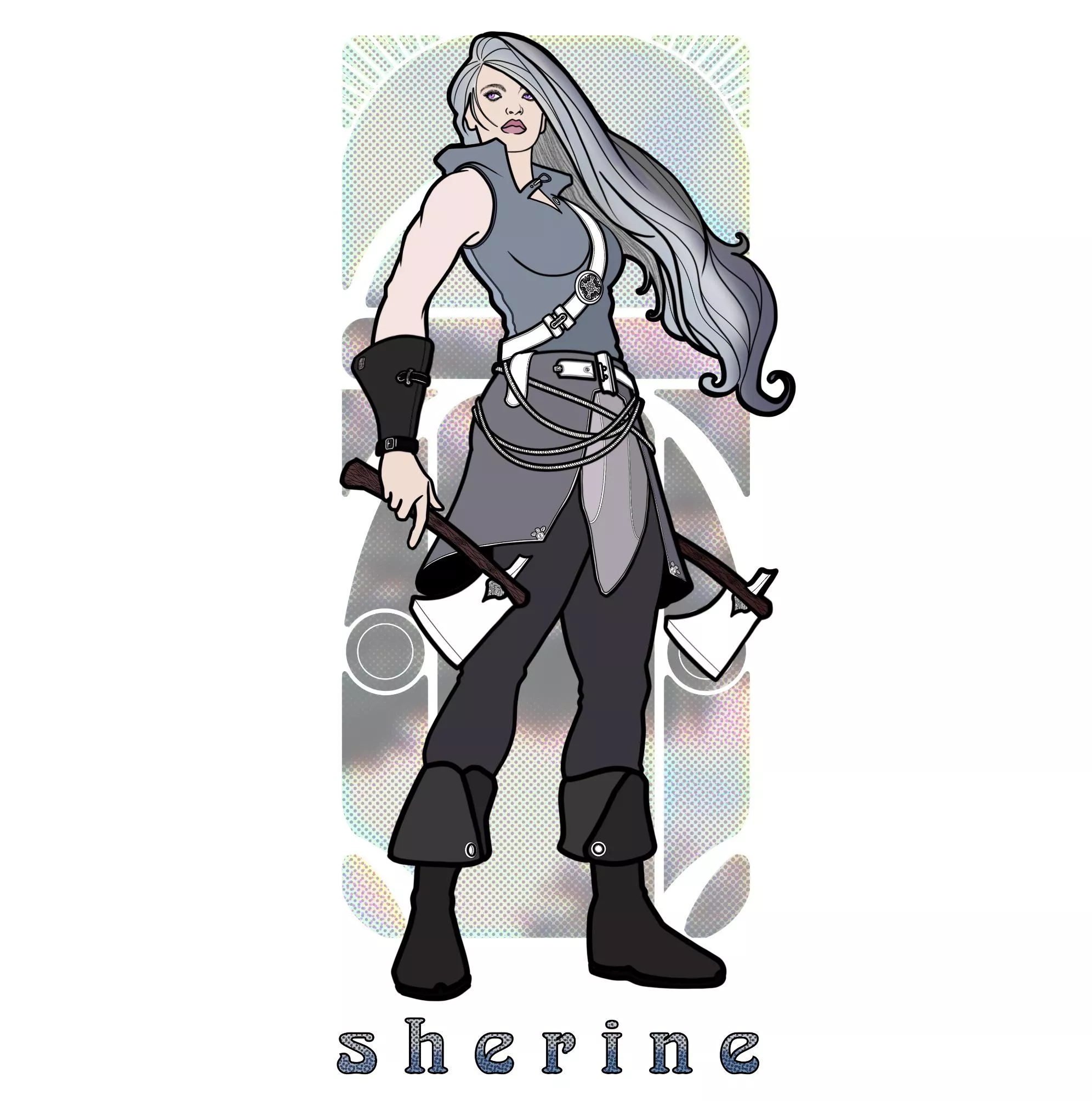 ‘Sherine’, Me, Digital, 2020 posted by Leadjockey