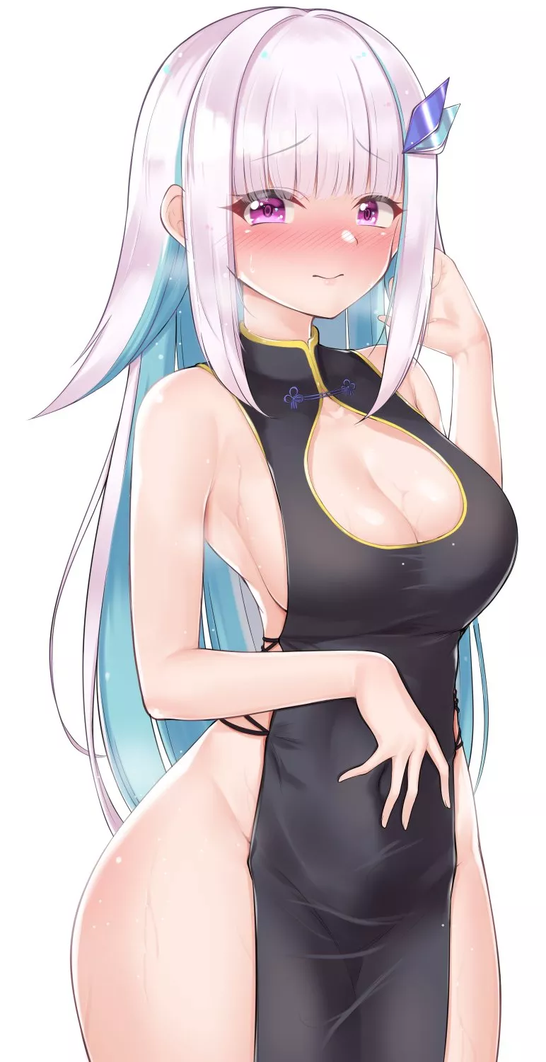 She's Very Cute and Sexy In That Dress. posted by iLewdWaifus