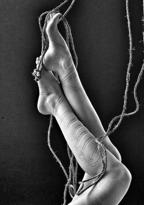 shibari stains posted by tapednude