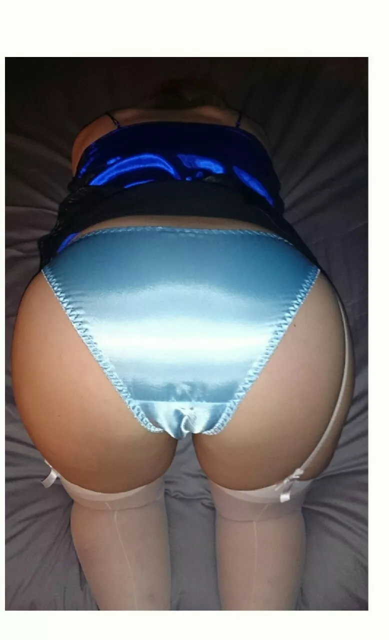 Shiny blue posted by panty_overload