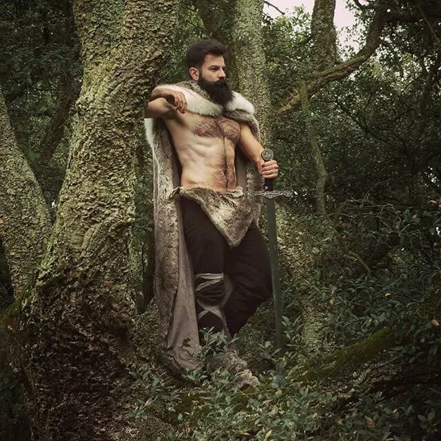 [Shirtless] Waiting in the forest. posted by VikingsThrall