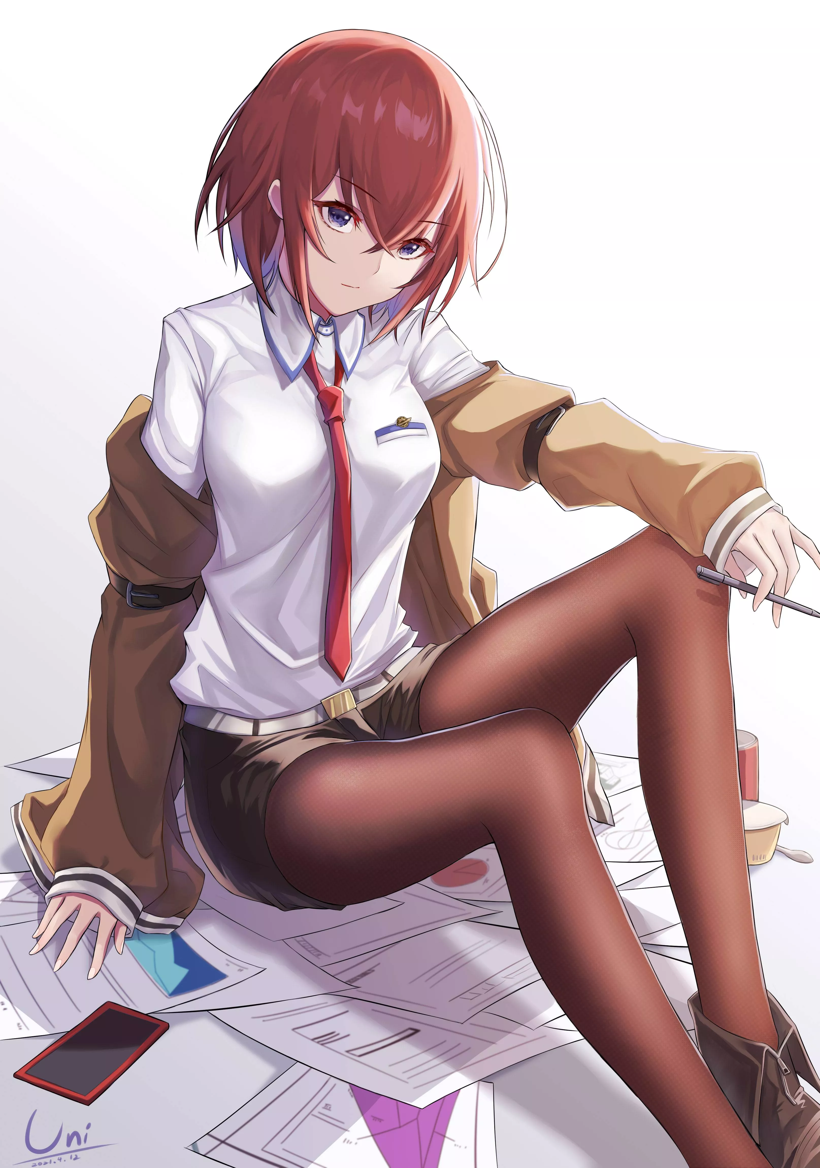 Short-Haired Kurisu [Steins;Gate] posted by CheetahSperm18