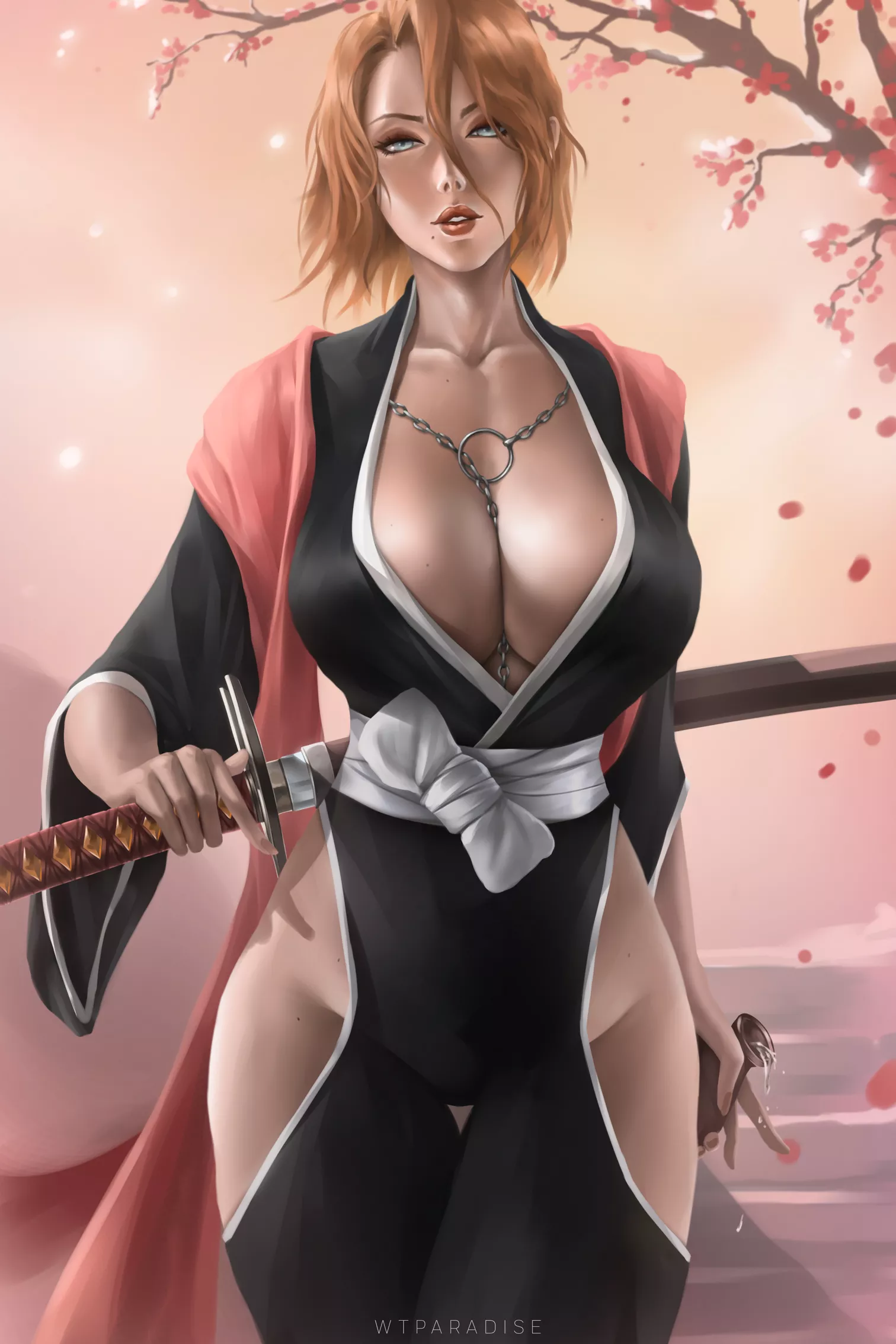 Short-Haired Rangiku (WTParadiseArt) posted by CheetahSperm18