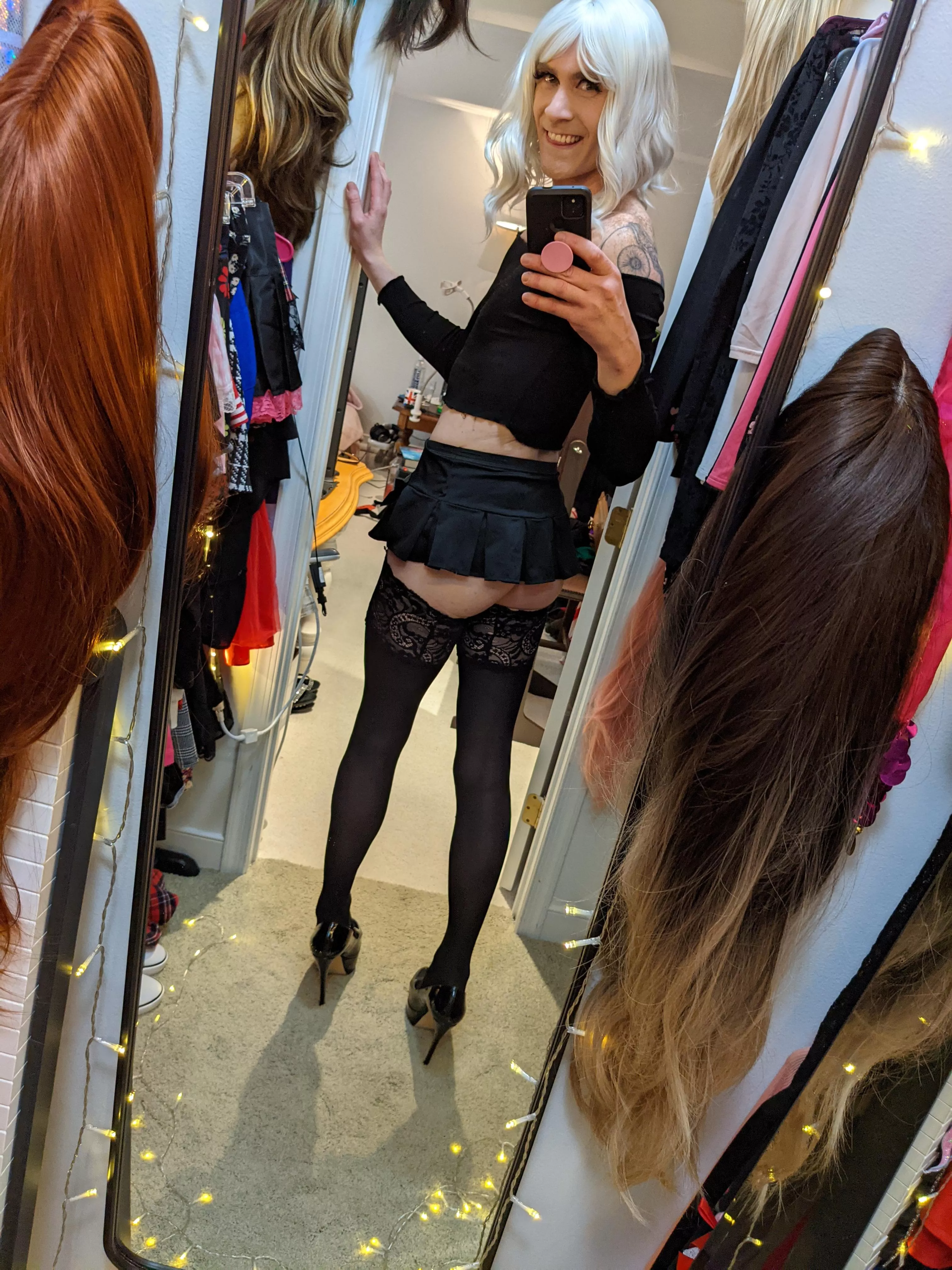 Shorts skirt so you have an easier time lifting up and using me 😘 posted by Druslan