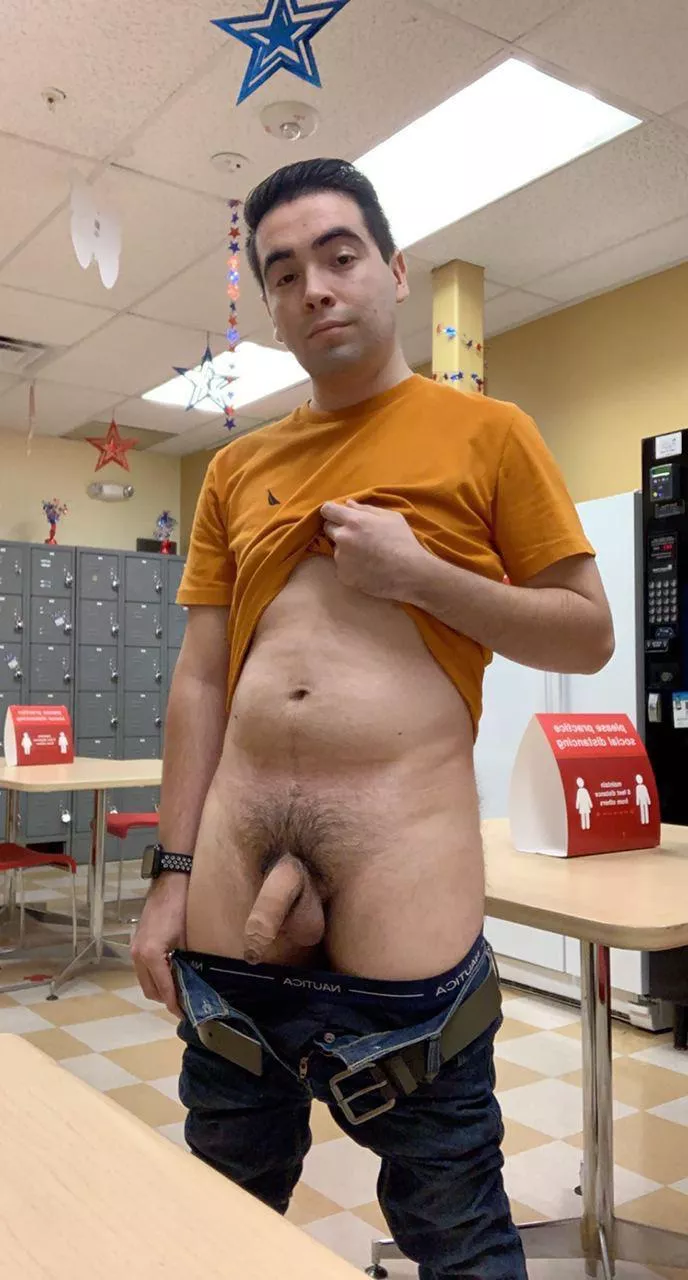 Should I get completely naked at work? posted by David_Naked