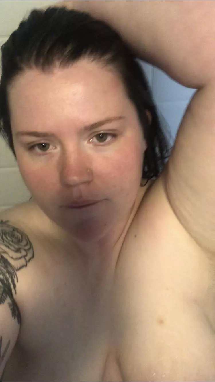 Shower selfie posted by Firm-tit-Scholar