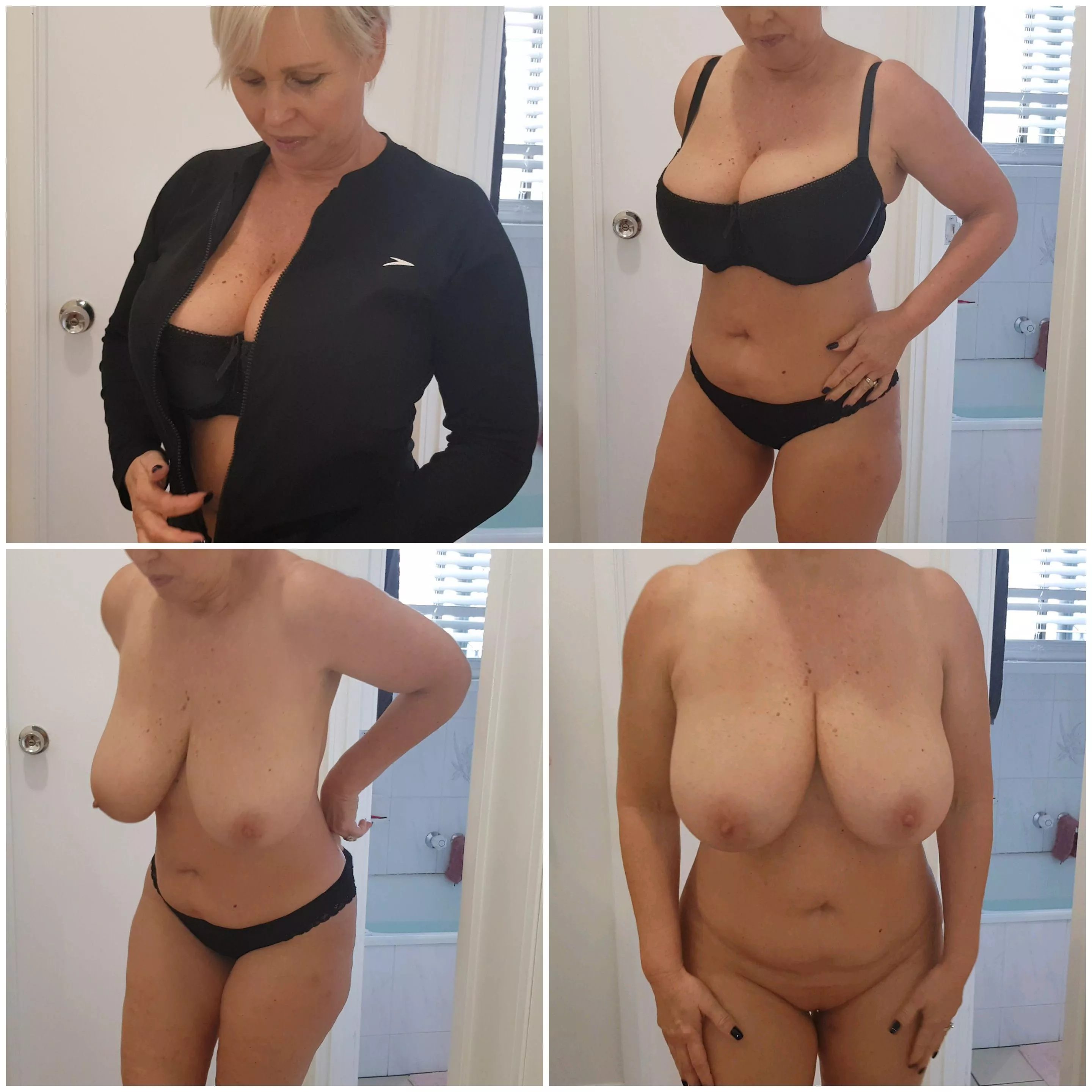 Shower time after workout collage 😘 xx 57yo (f) (OC) 🇦🇺 posted by crazymfa