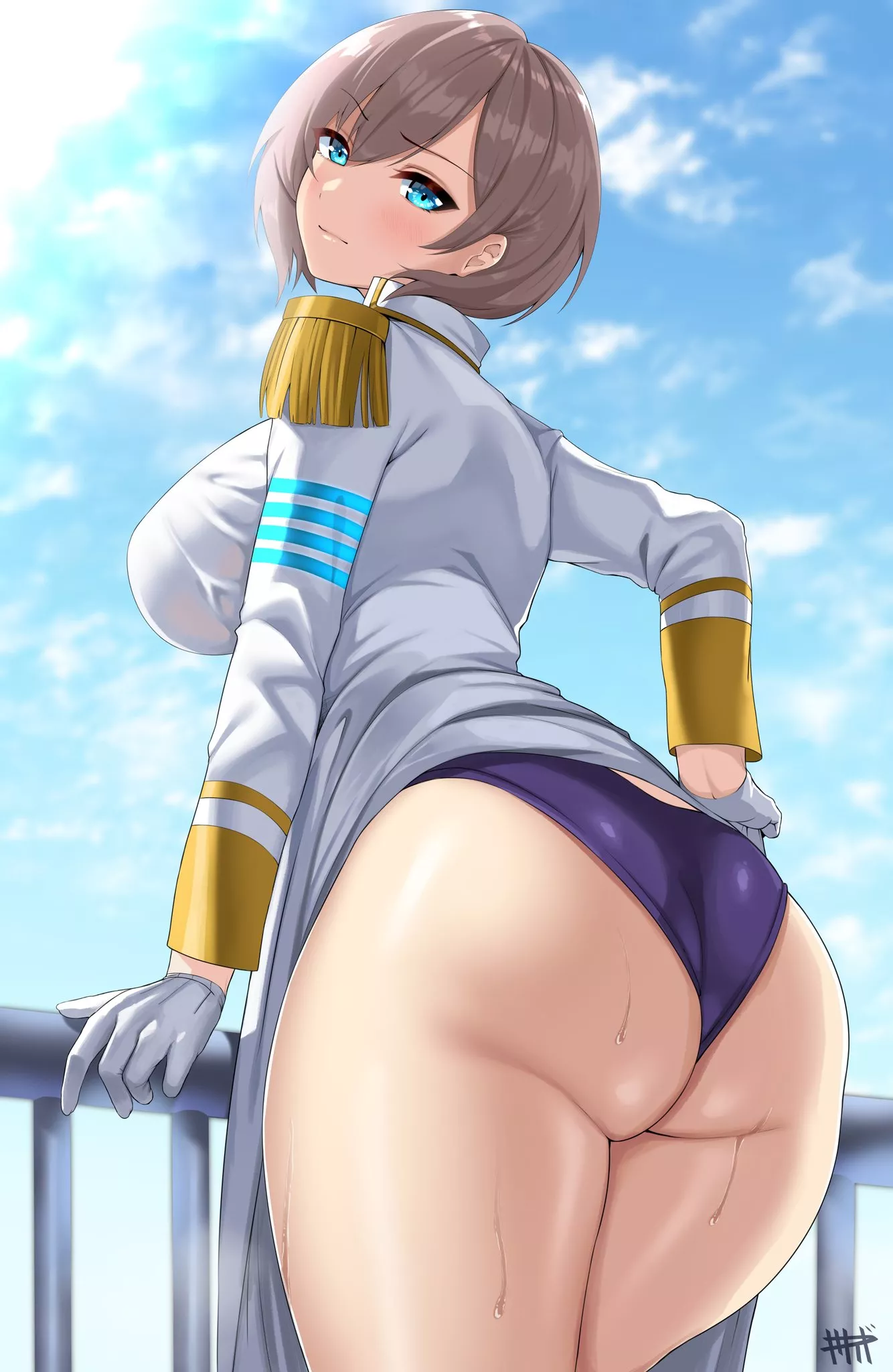 Showing off her assets (@kisaragi_turugi) posted by A_Manatee