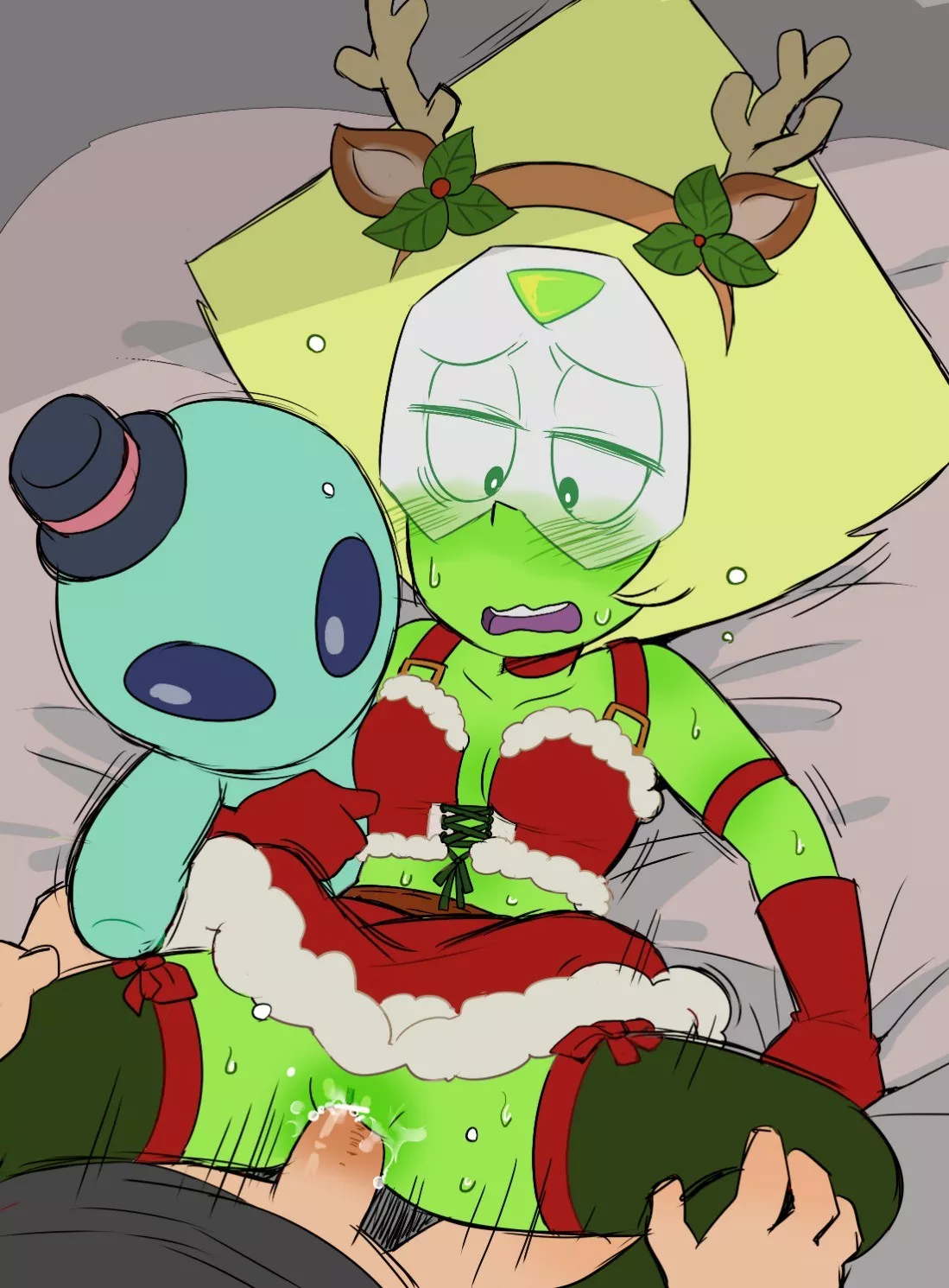 Showing Peridot the magic of Christmas posted by myfriendscantknow