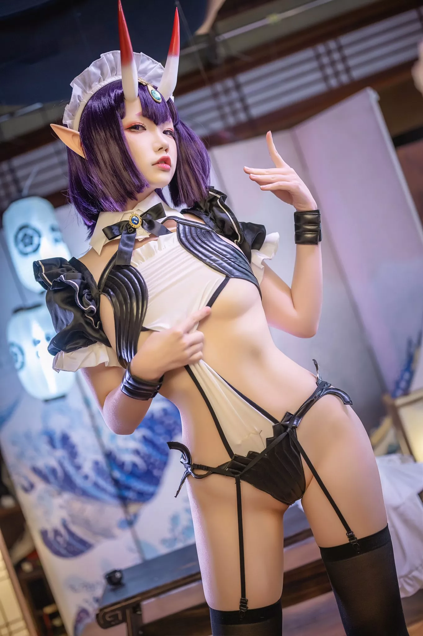 Shuten Douji maid (FGO) by Yuki Astra posted by Infinite_Science