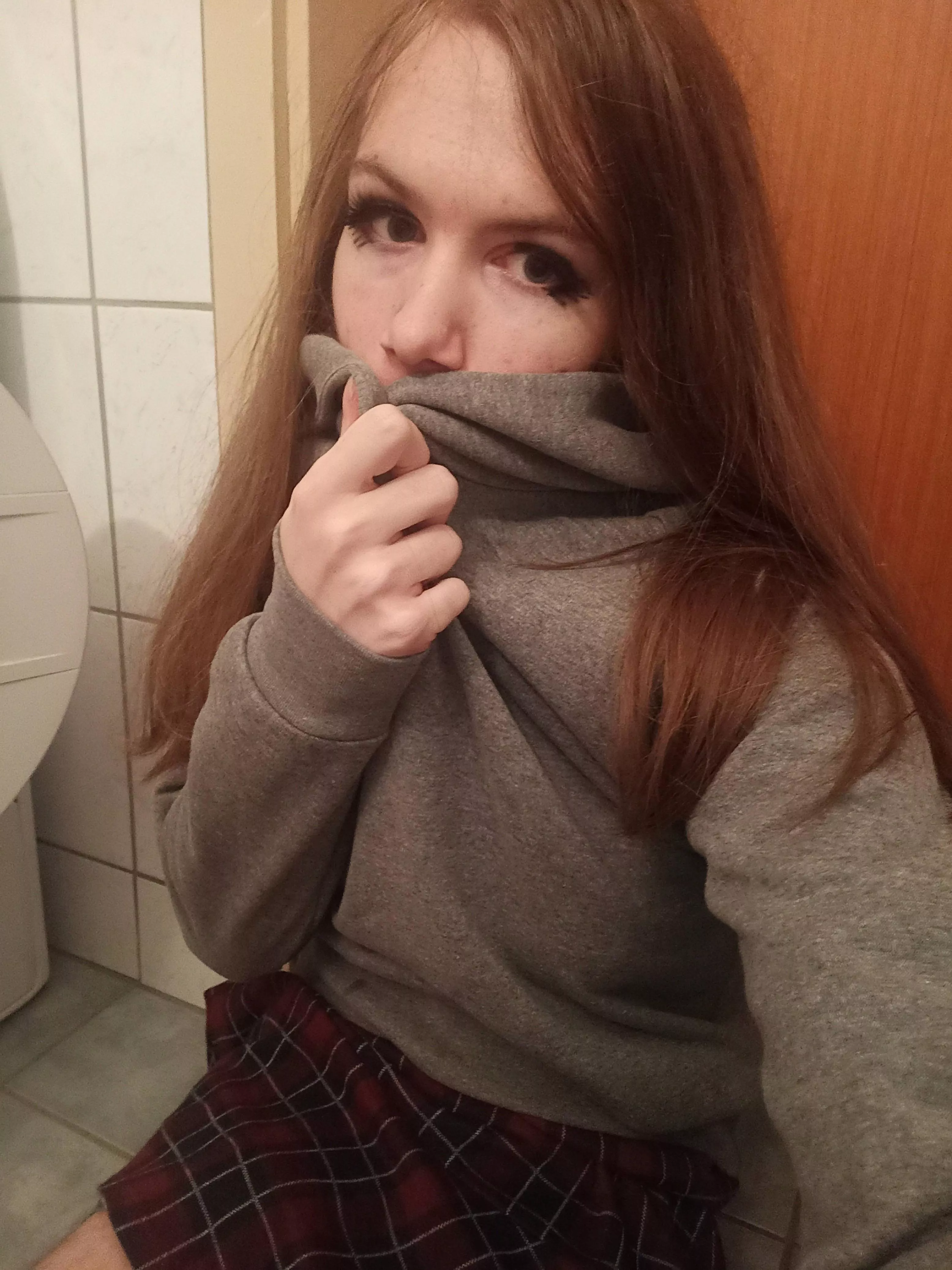 Shy pic in a sweater~ posted by DumbStella