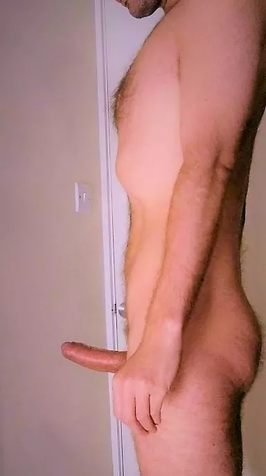 Side view of my thick hard cock posted by kafja