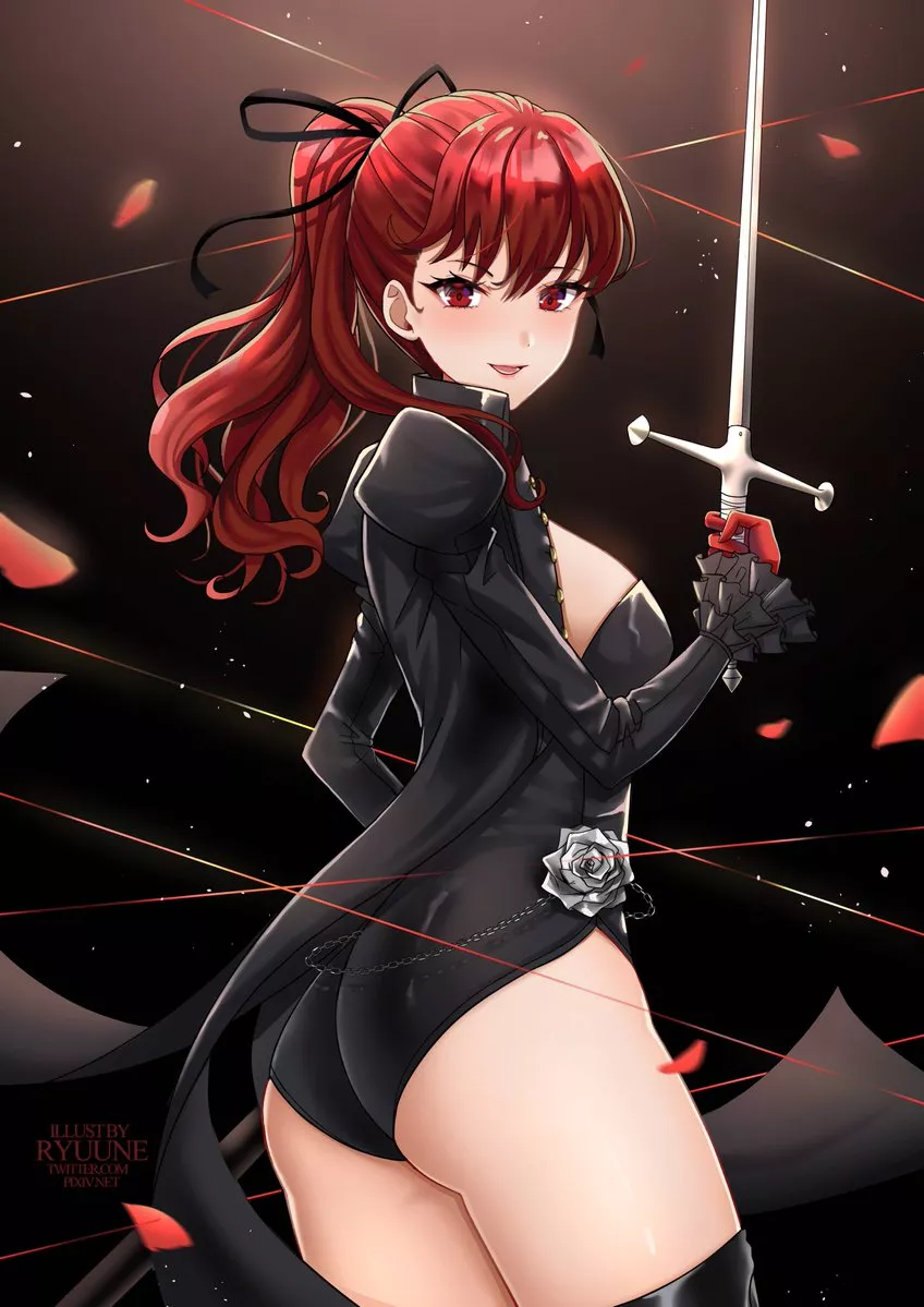 Silver Sword Kasumi (Ryuuneart ) [Persona] posted by sequence_string