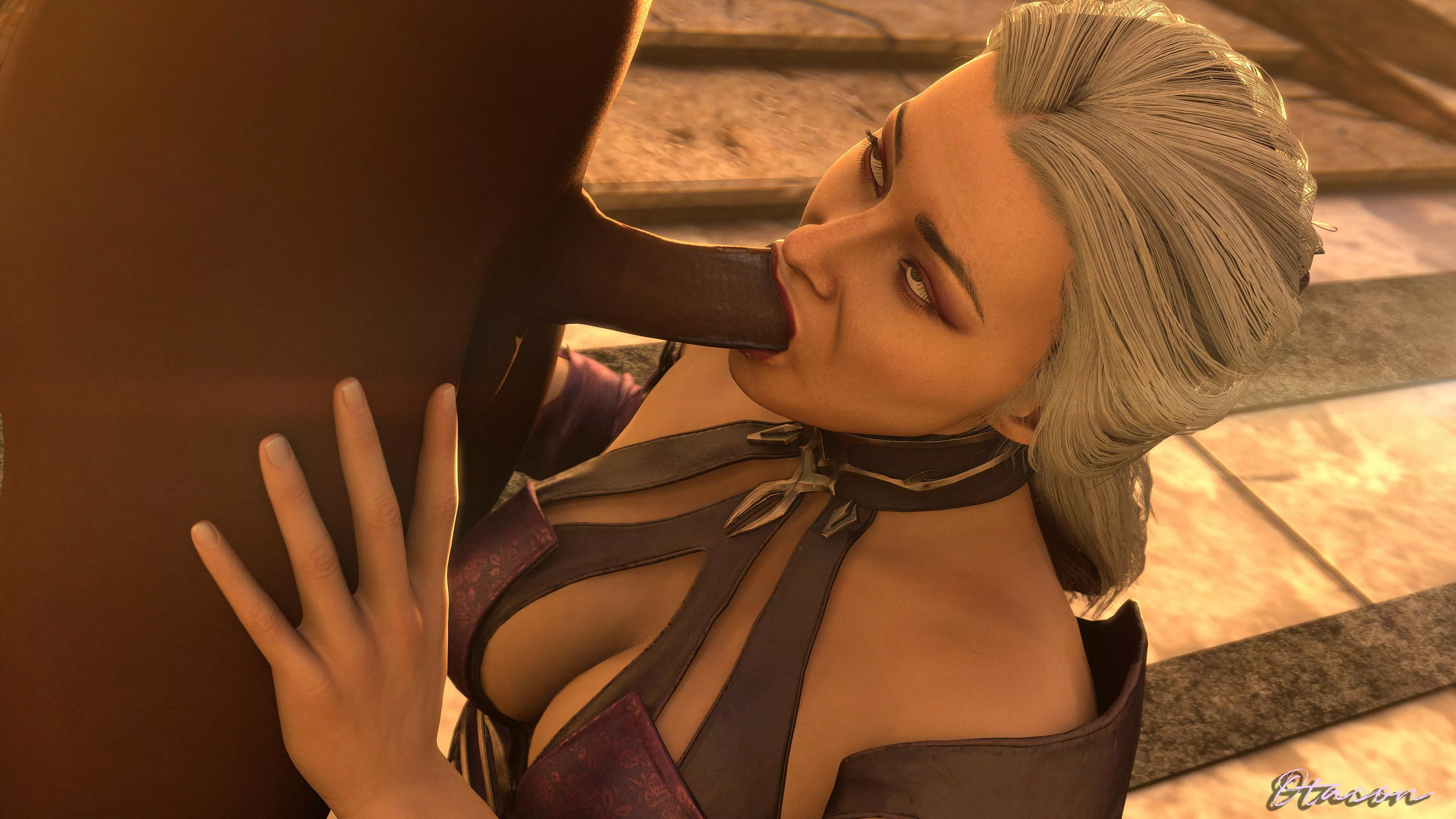 Sindel blowjob (Otacon) [Mortal Kombat] posted by Kuro-Oji