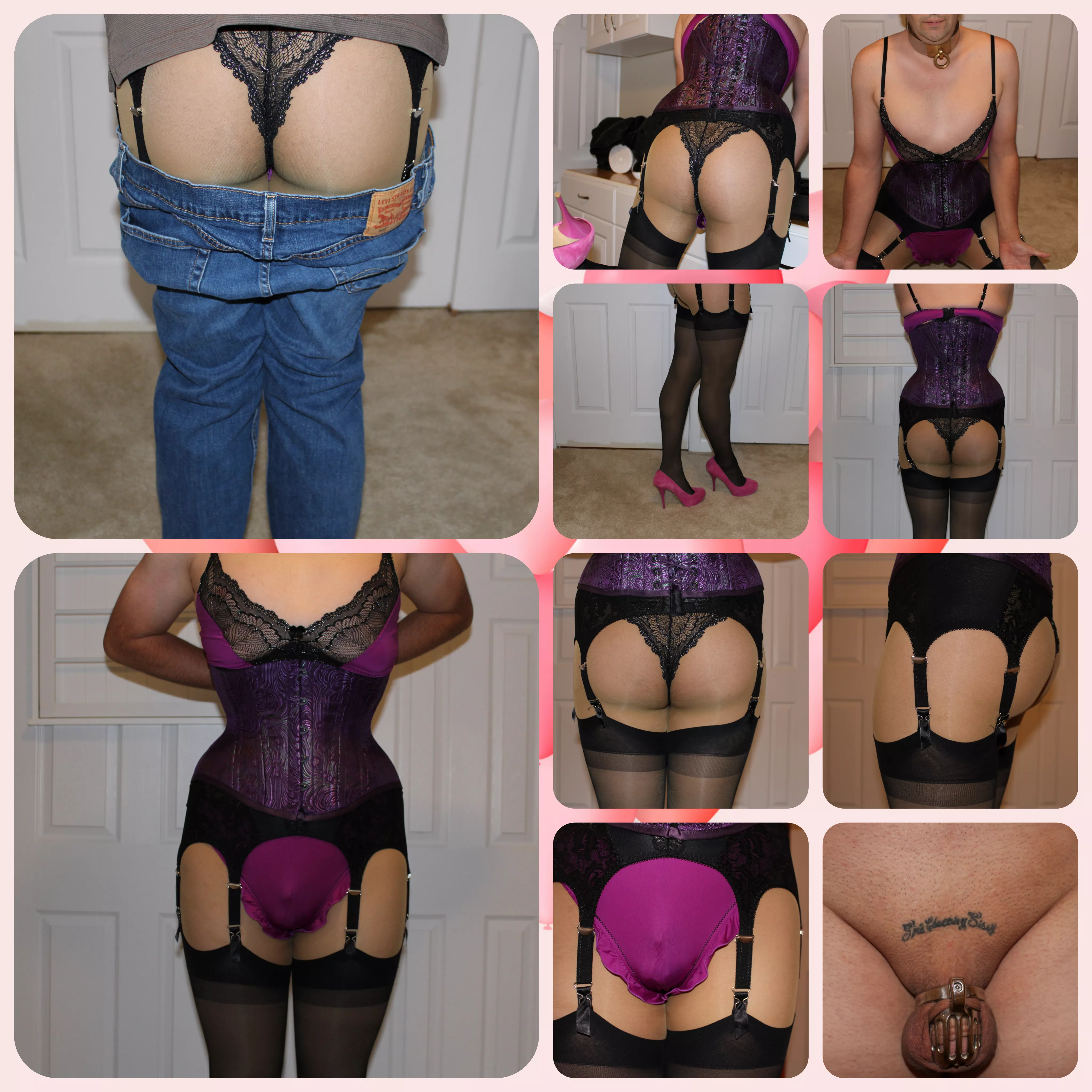 Sissy Uniform and Chastity 2021/11/29 posted by ChastitySissyMegan