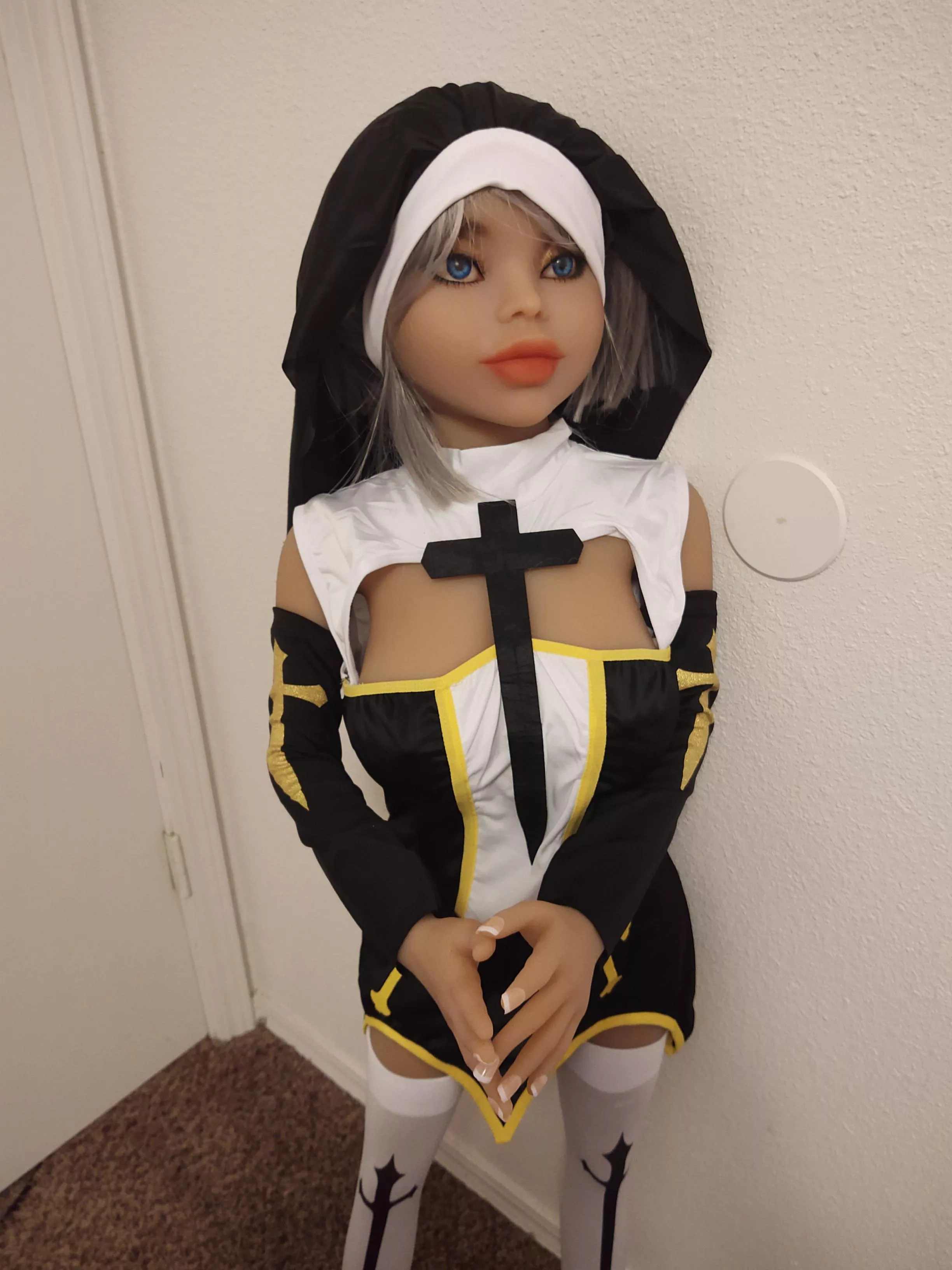 Sister Sophie wants you to confess your sins. posted by Sooner_crafter