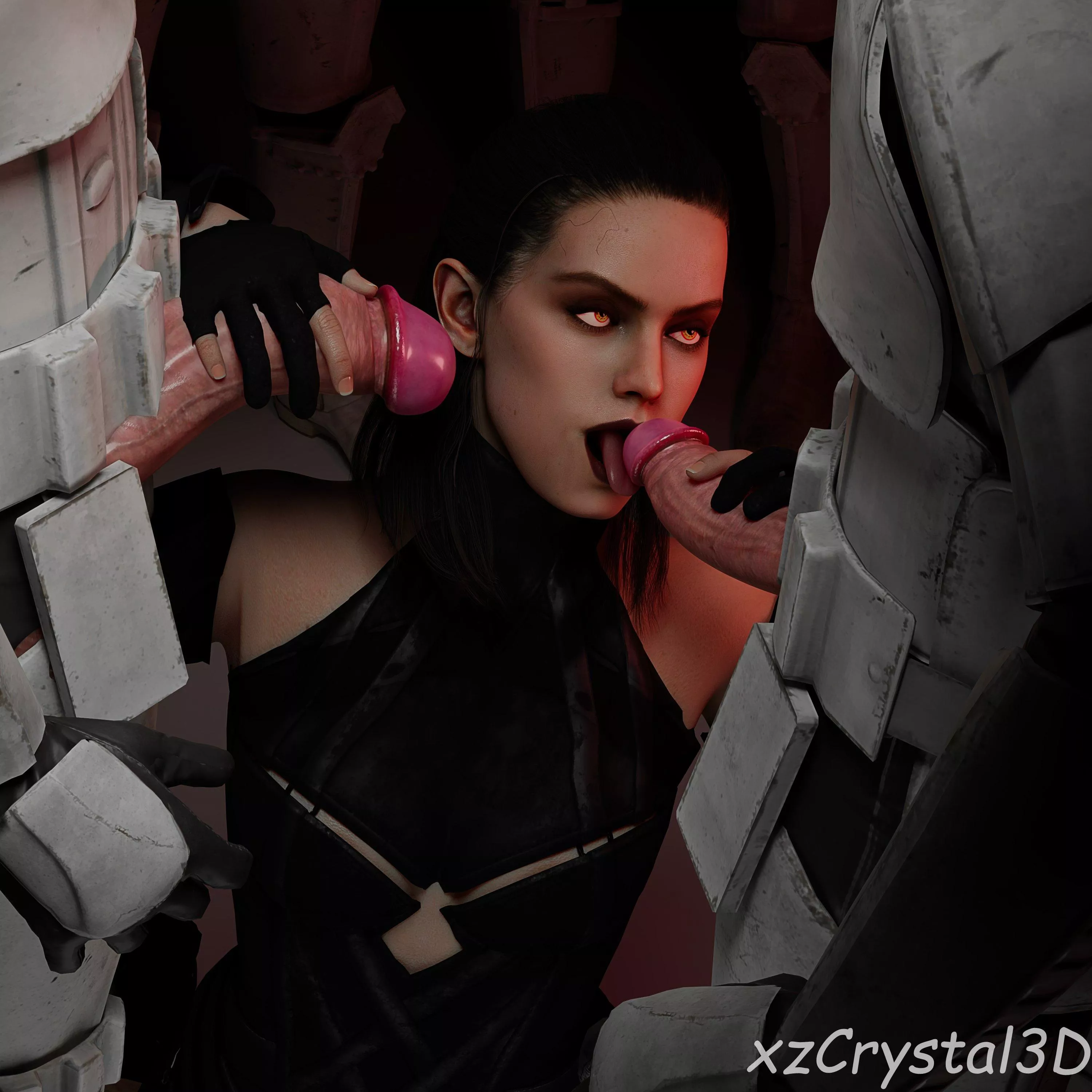 Sith Rey dual-wielding dicks (xzCrystal3D) posted by EroExarch