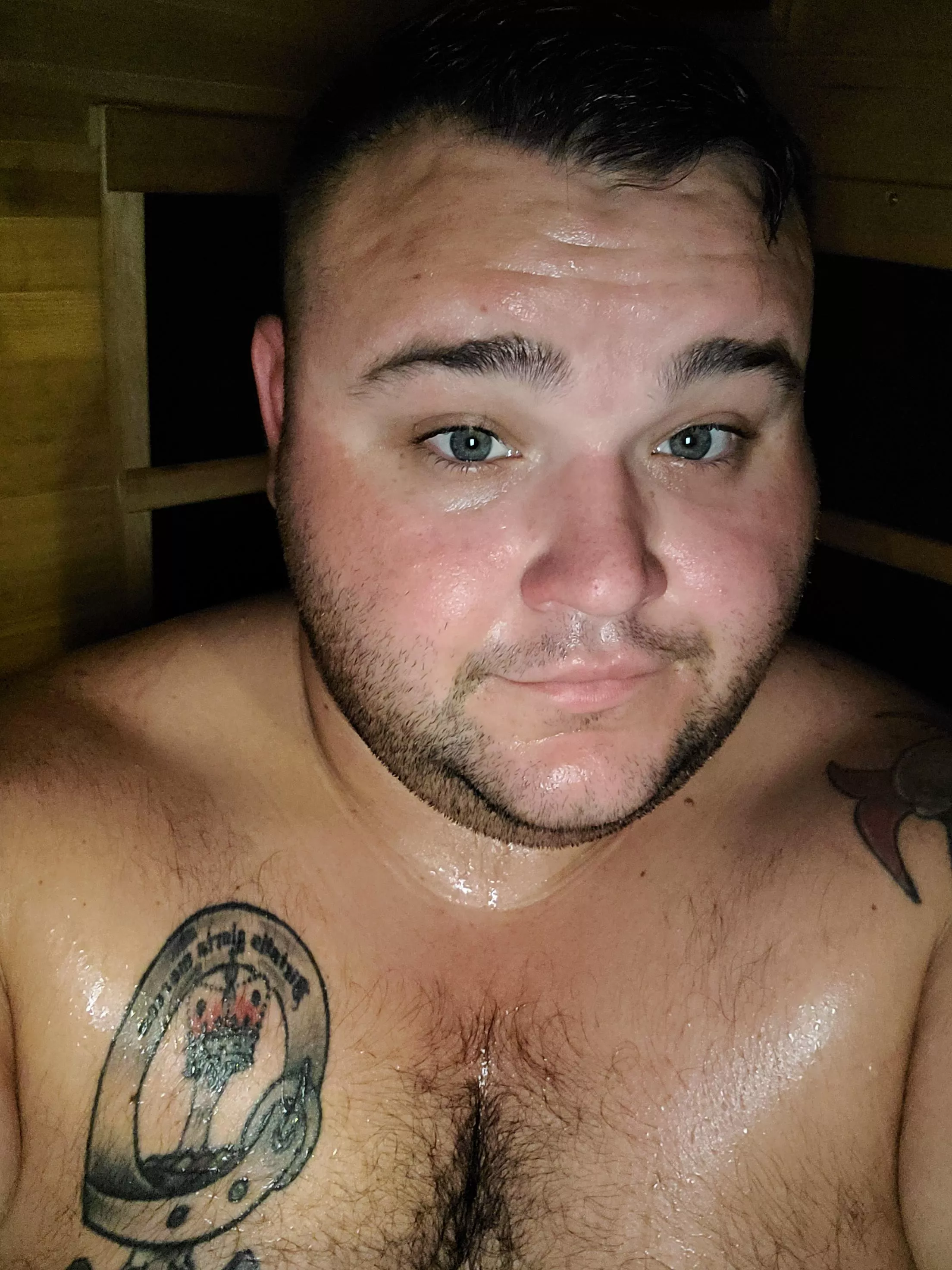 Sitting in the sauna for 50 minutes! posted by blackcrimson69