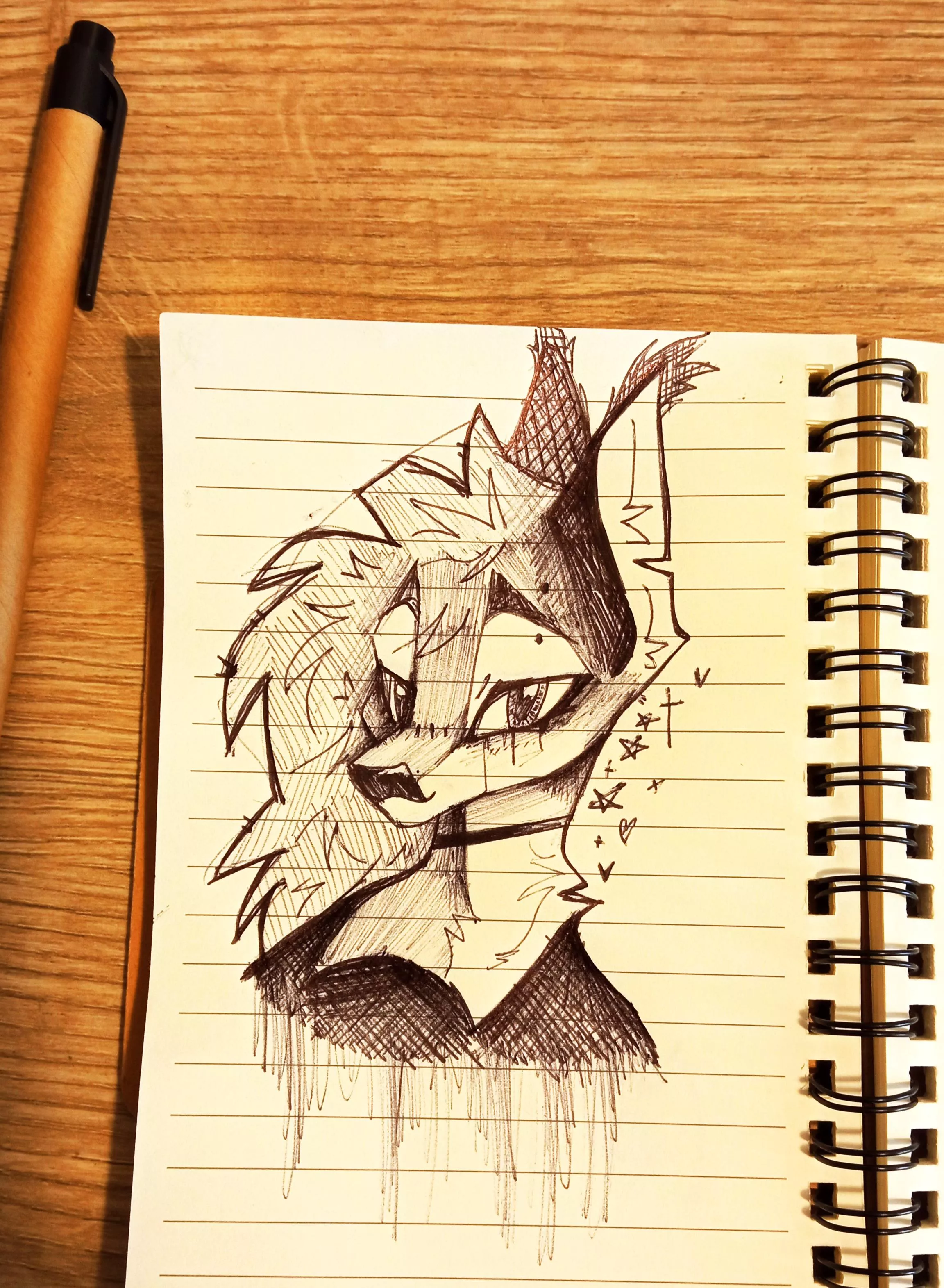 🤍🖤Sketched ink sona portraits for 10 usd!🖤🤍 (Commissions open) posted by animablu