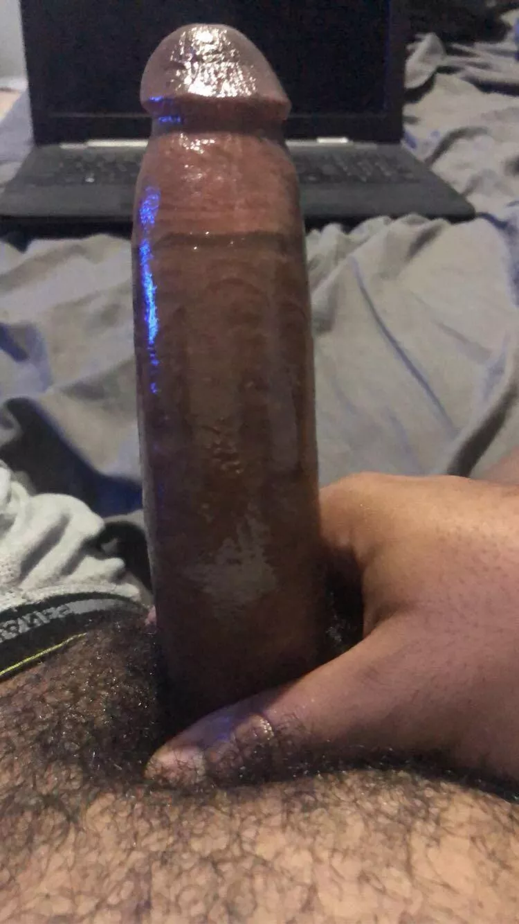 Slut you out Sunday 😏🍆 who’s first in line for this bull 😈 posted by lightskinblackd