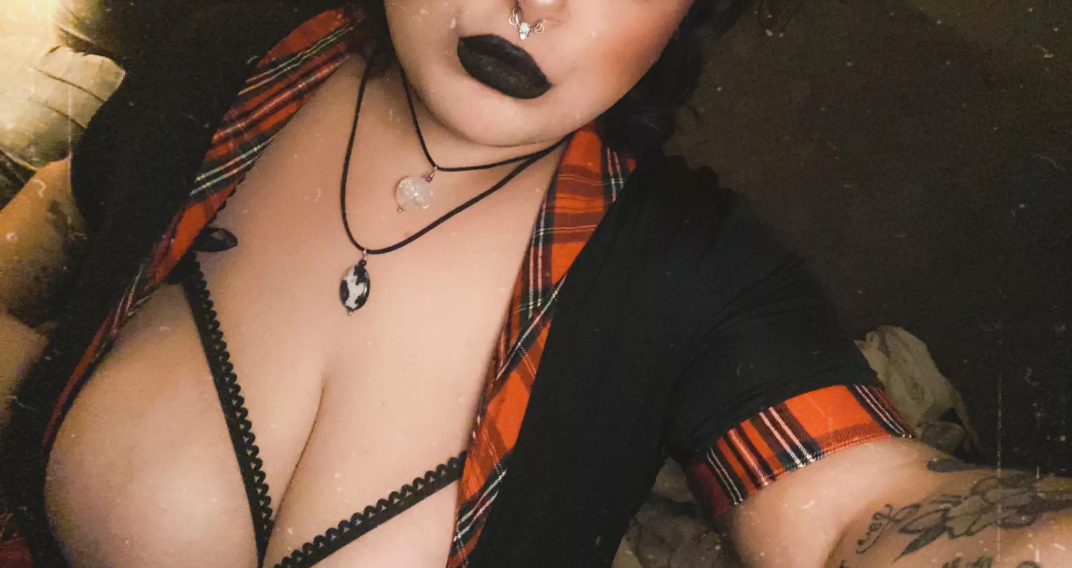 Smear my black lipstick 🖤 posted by Upper_Size_2504