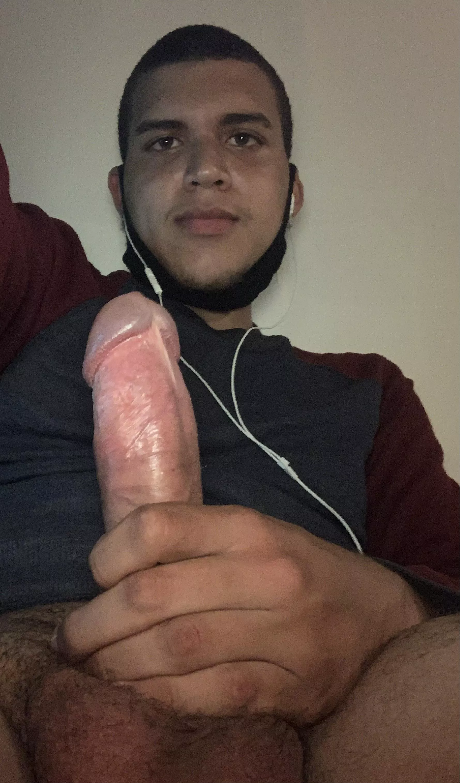 Smiling since I know how much you’d enjoy choking on my shiny hard cock posted by PersonalBoyToy1