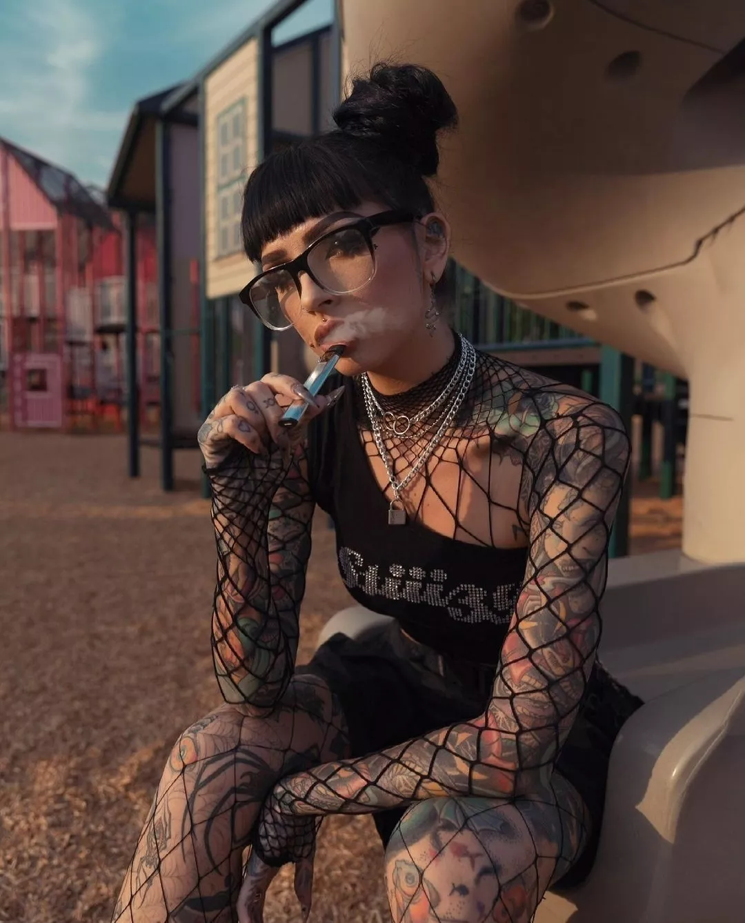 smoking and slides just fit posted by angela_mazzanti