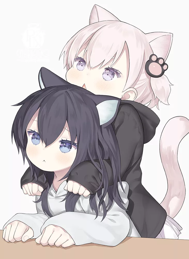 Smol & wholesome catgirls posted by Alcatraz1331