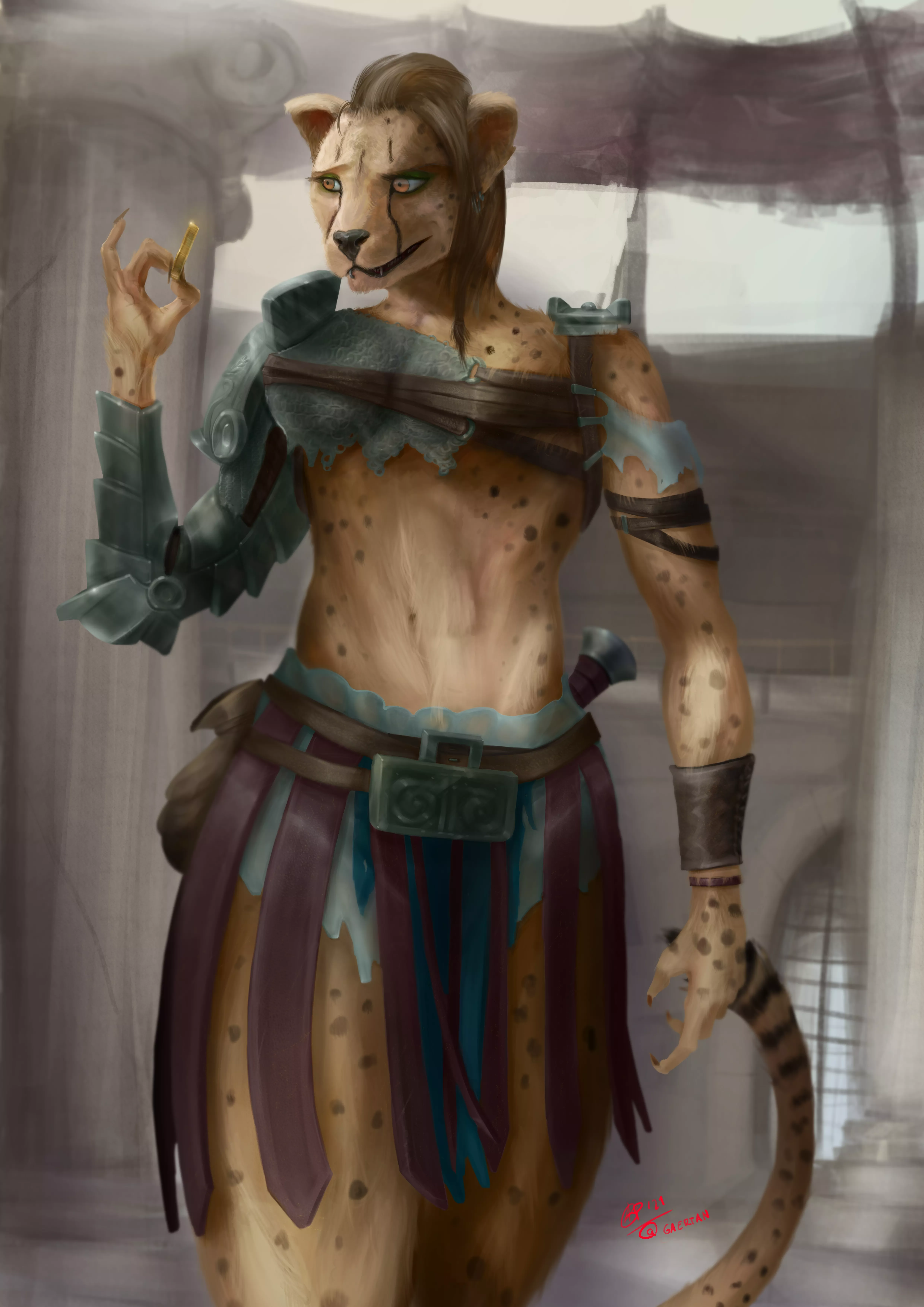 Smug cheetah gladiator (Gaertan ... uhh me? ) posted by gartean