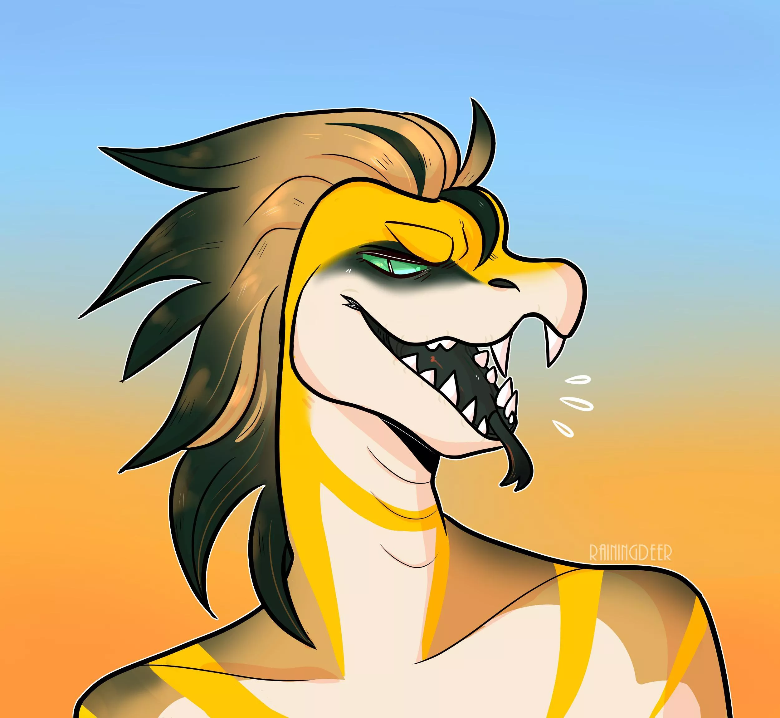 snek boi!!! headshots are $22 ~ posted by trashbulb