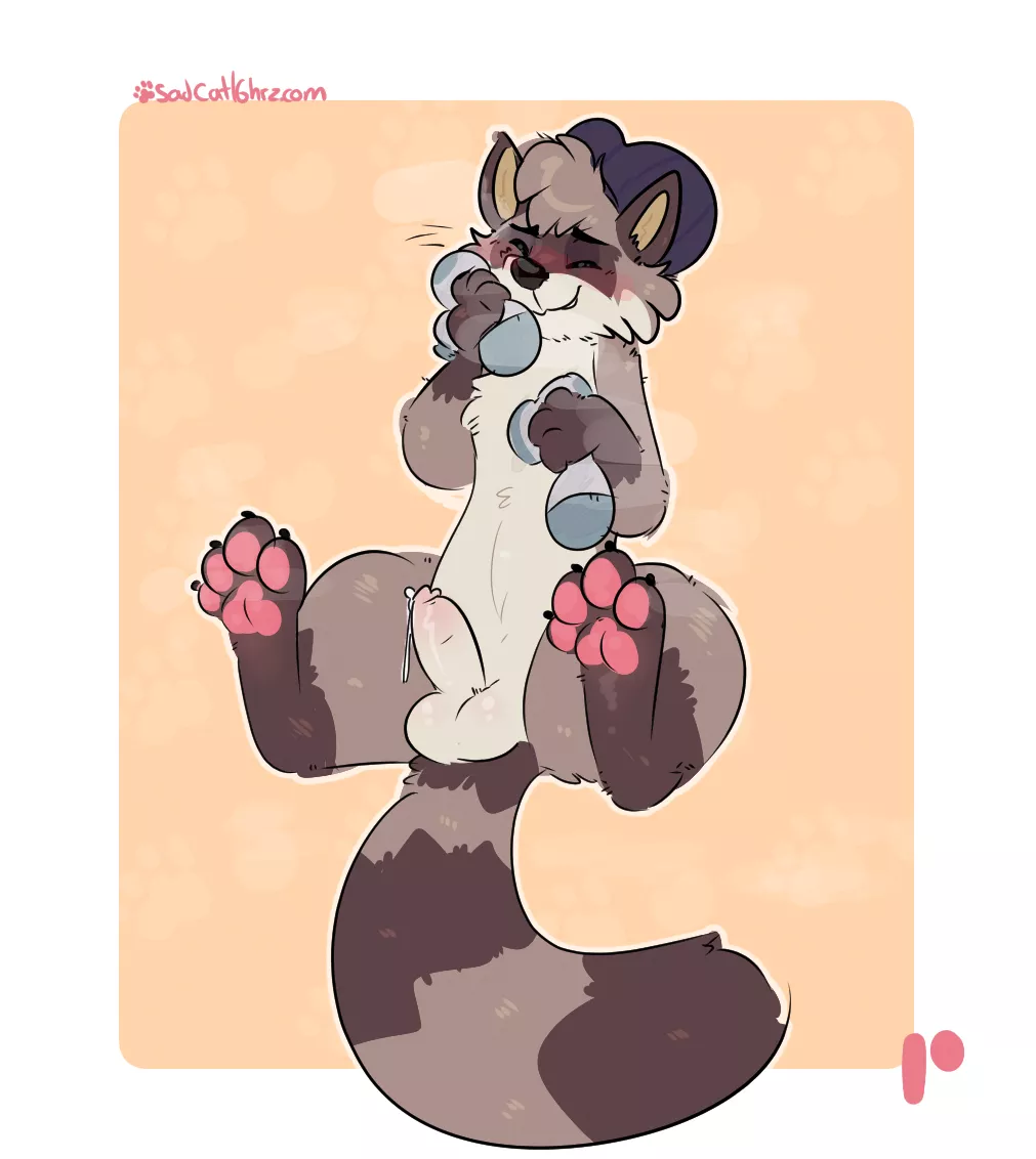 Sniffing socks! 🐾✨ [M] (Sadcat16hrz) posted by OwO_Bot