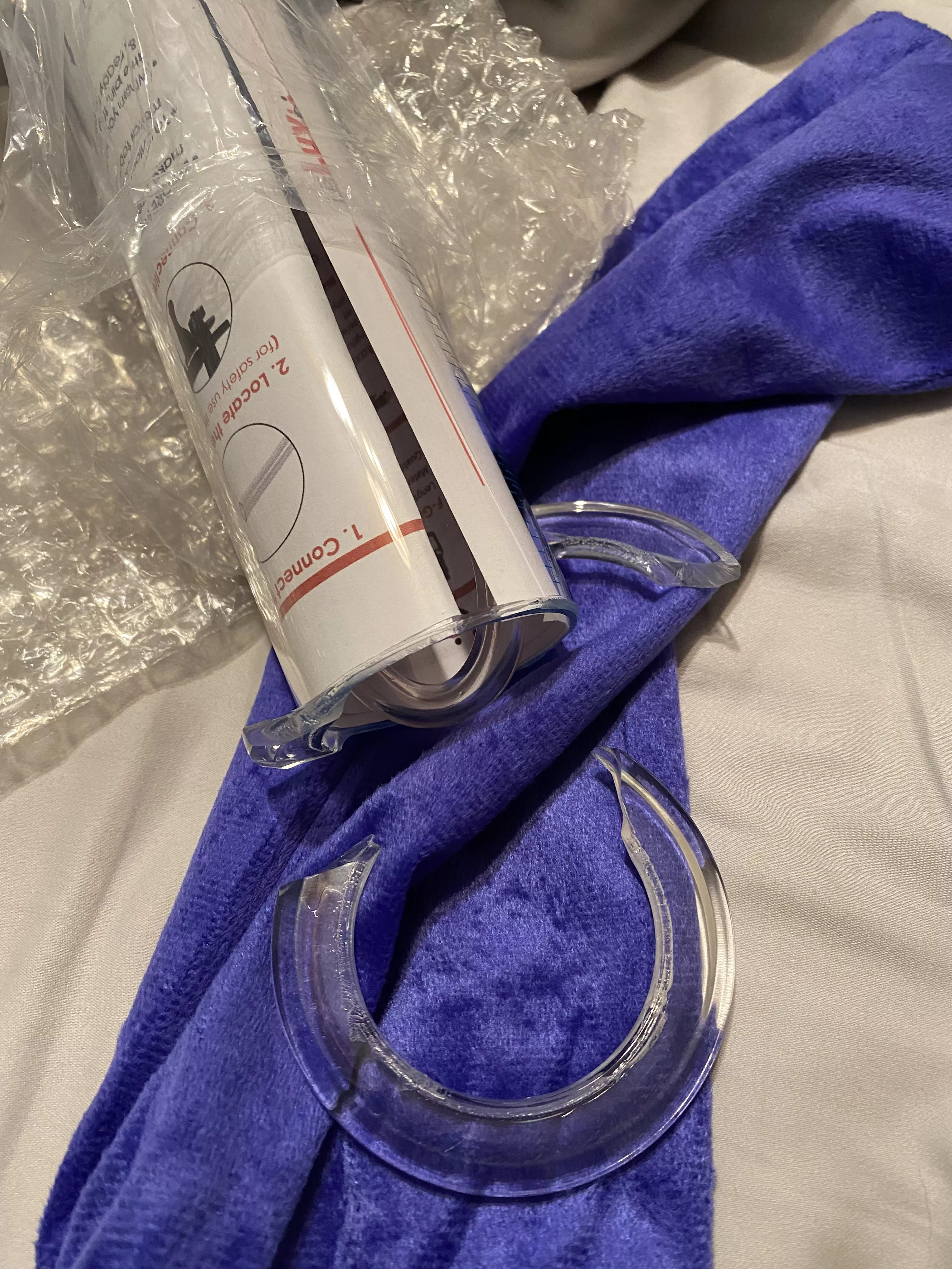 So heart broken!! Got my new leluv pump by fedex today and found the cylinder base broken off, was so looking forward to using the new pump system. posted by powdercat600