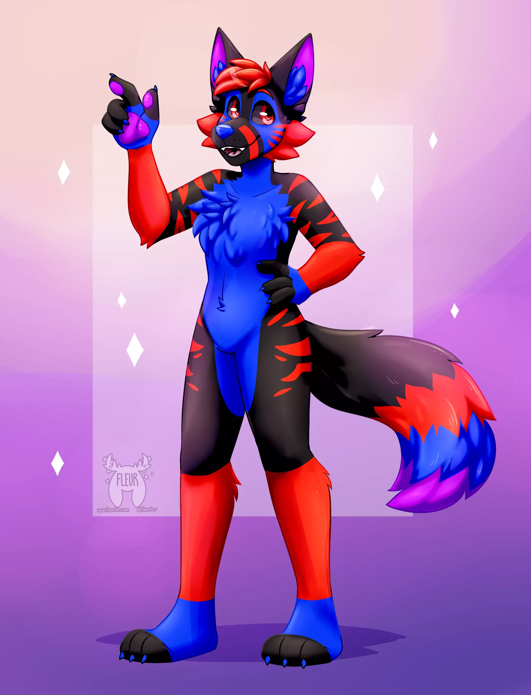 So many colors owo (Art by me: @FIuerfurr on twitter!) posted by Fleurfurr