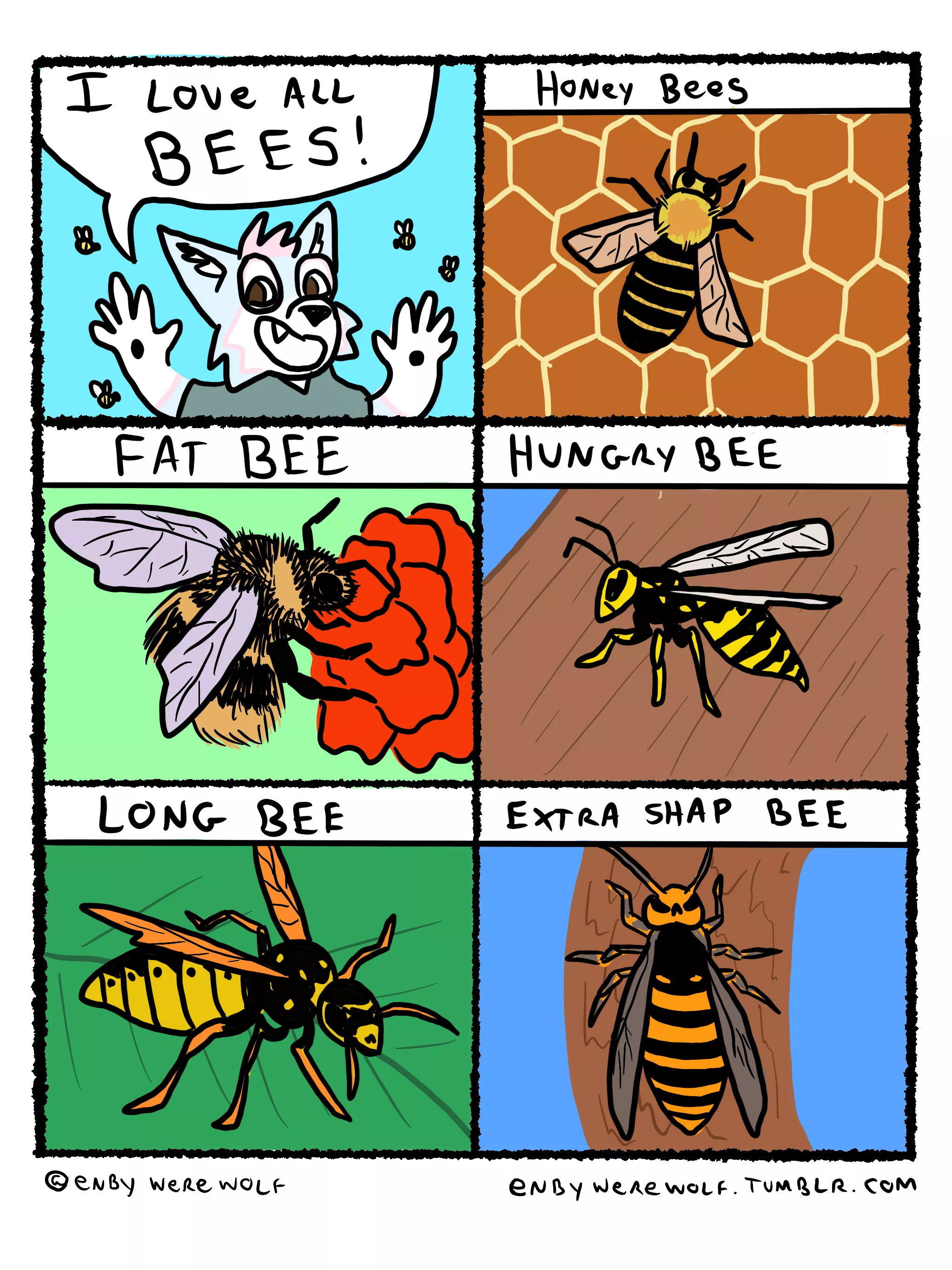 So many good bees posted by enbycarp