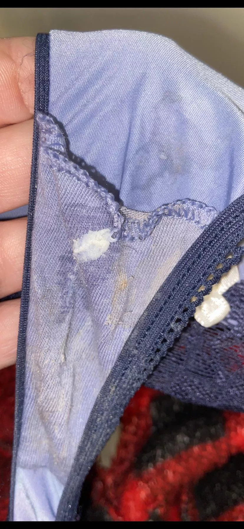 So many stains in one tiny pair of panties posted by Creamyqueen669