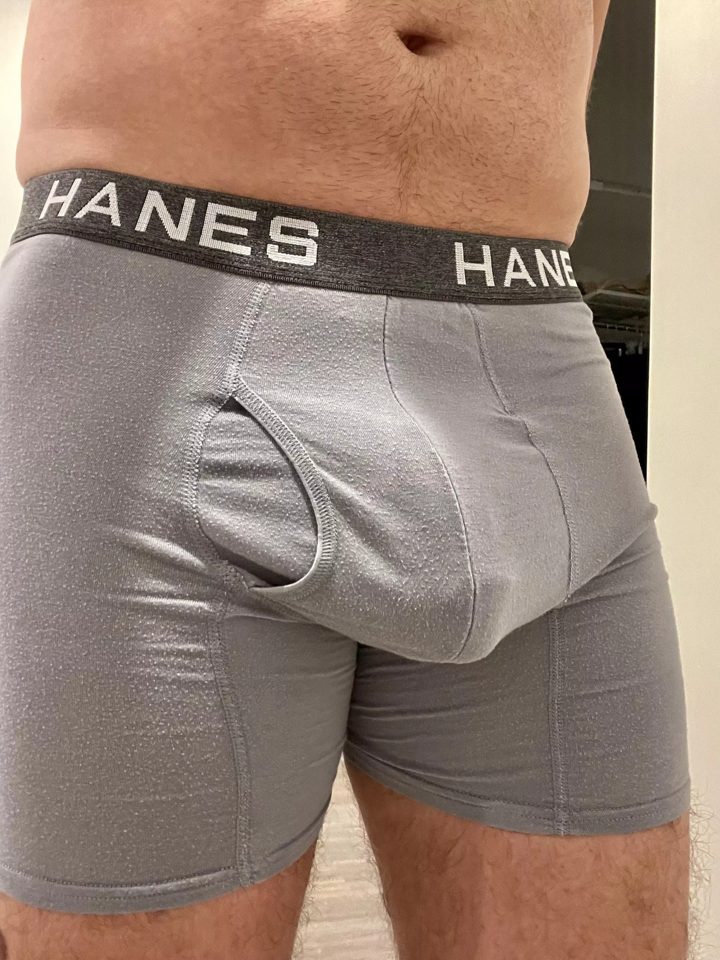 Soft bulge. I like the way these fit. posted by stone-mountain-