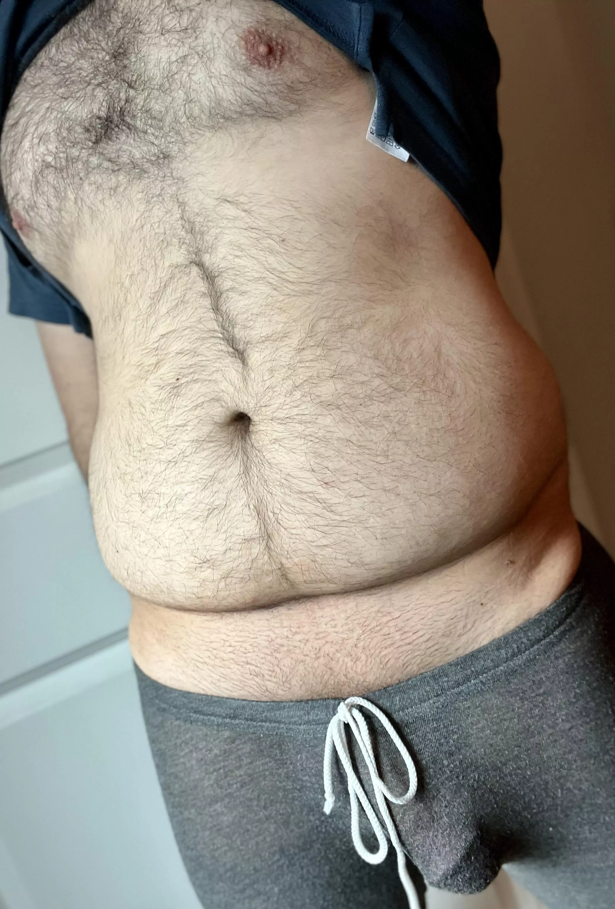 Soft cock outline on this fine morning posted by throwawaydickaway