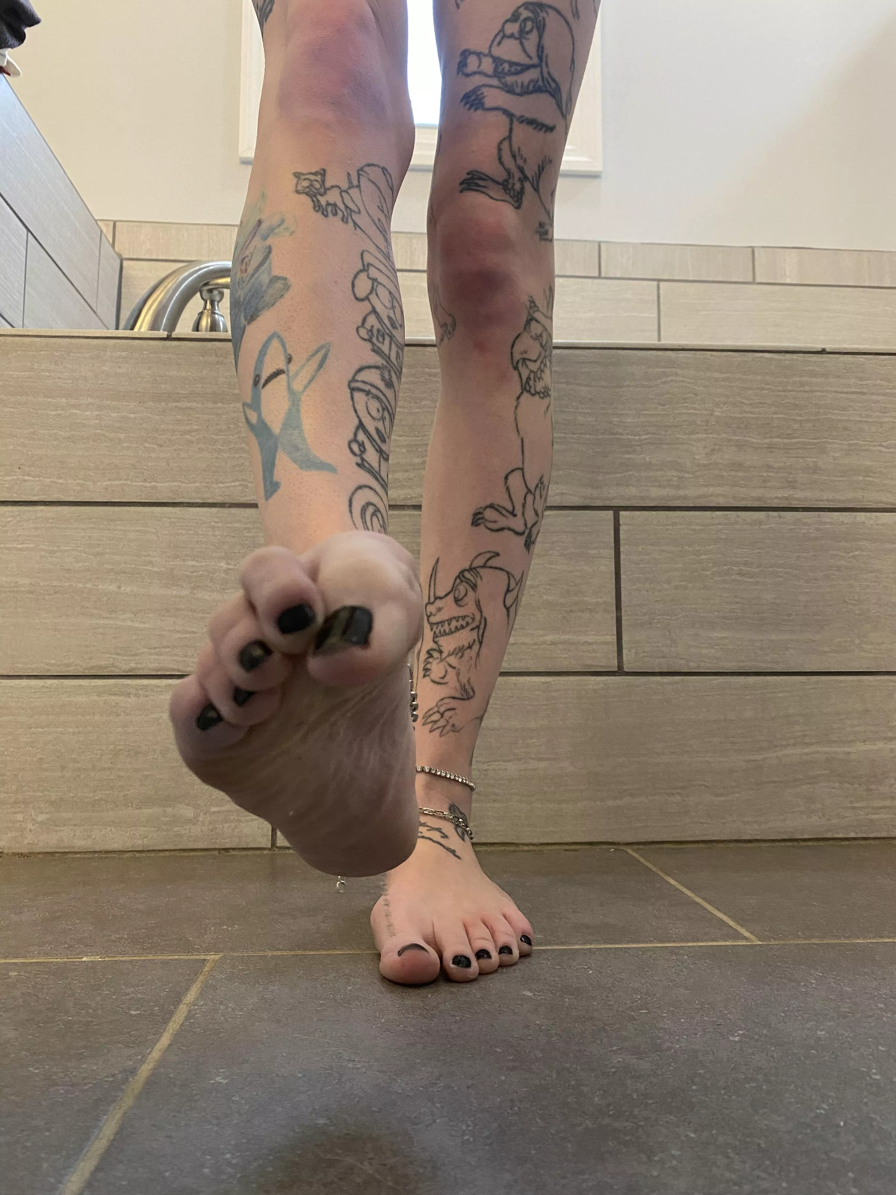 Soles, toes, and jewelry. What do you think? posted by Tattooedfeetsies