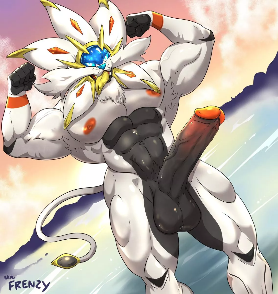 Solgaleo on the beach (Mr. Frenzy) posted by Red_Gaymer