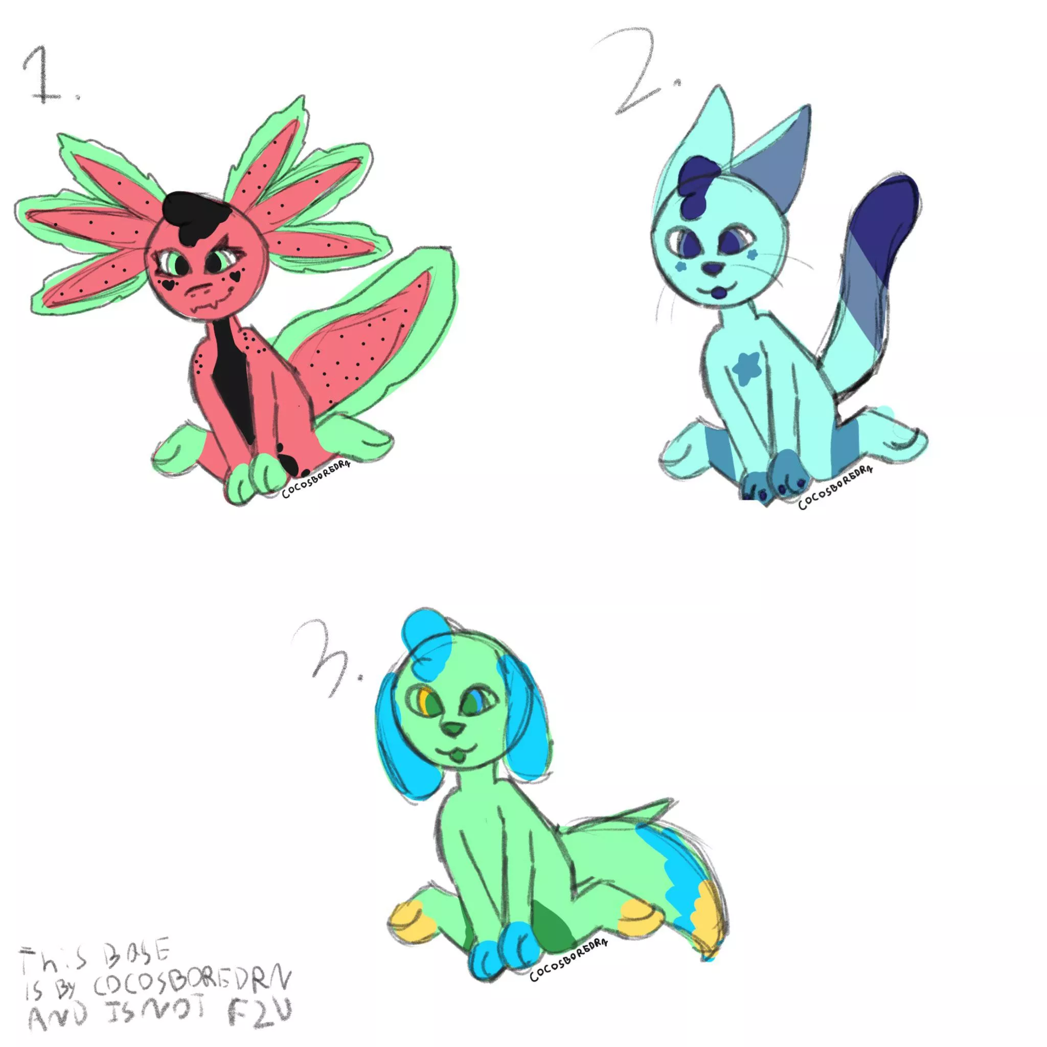 Some late night free adopts! FCFS, comment to claim! posted by Just-Astronomer-8968