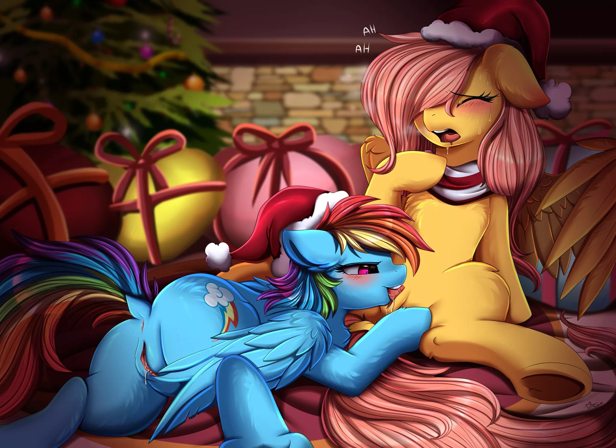 Some mares are getting a little bit too festive this days (Pridark) posted by HellcatXCV