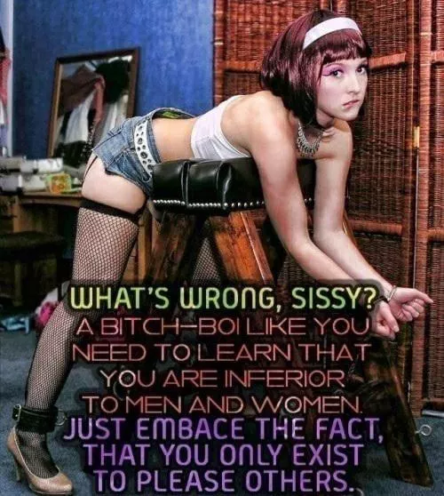 Some sissies need to learn their place posted by Blank_by_Nature