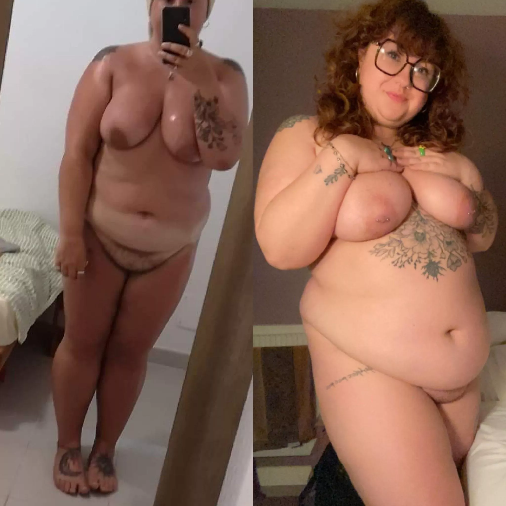 someone requested a progression picâ€¦ my fupa is definitely becoming more hidden! ðŸ¤­ðŸ½ posted by freya_fox24