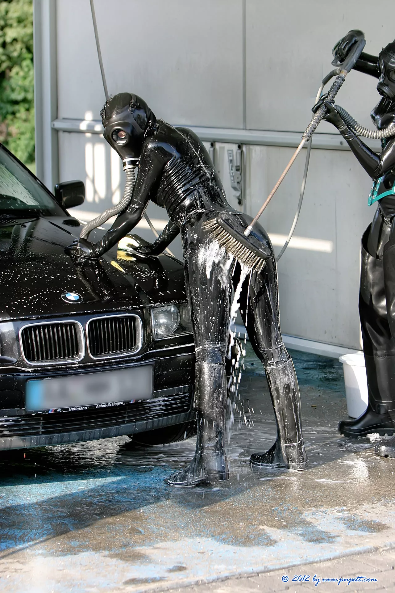 Someone said latex and car washes go well together? [album in comments] posted by shiny_numbers